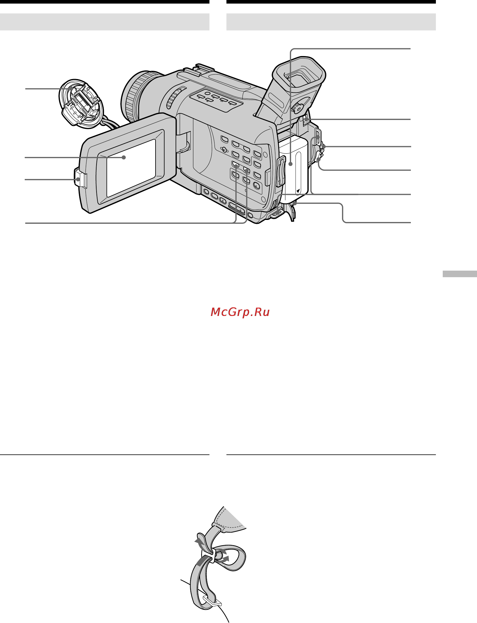 Sony DCR-TRV238E [255/268] Identifying parts and controls