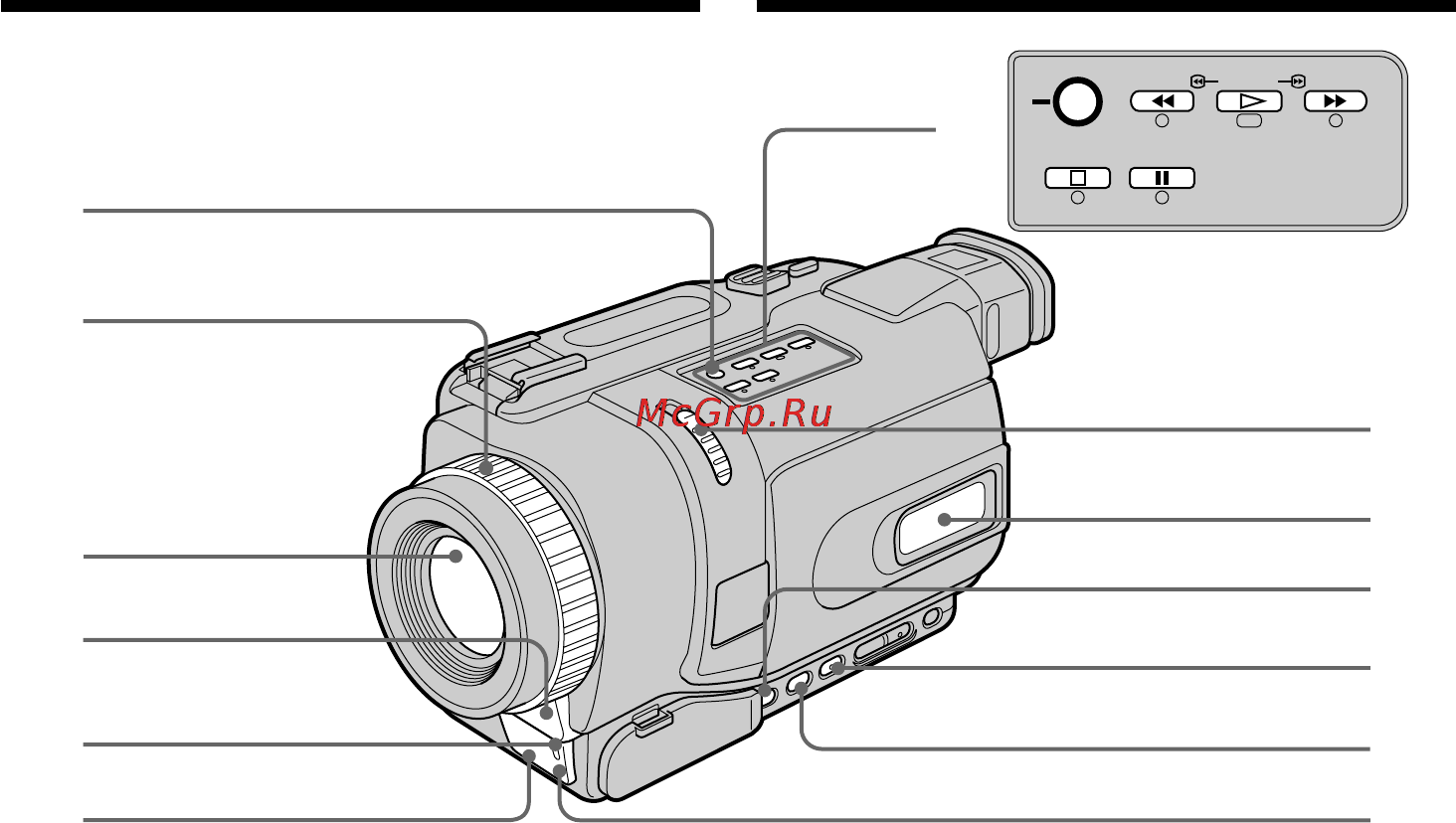 Sony DCR-TRV238E [256/268] Identifying parts and controls