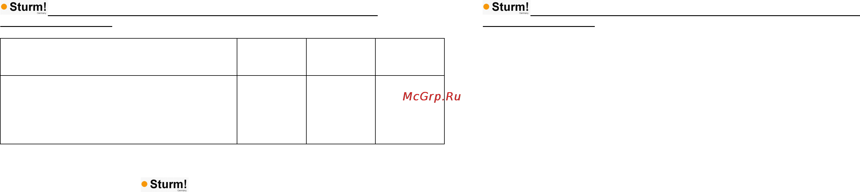 Sturm BT8933D [9/9] Распространяется гарантия согласно