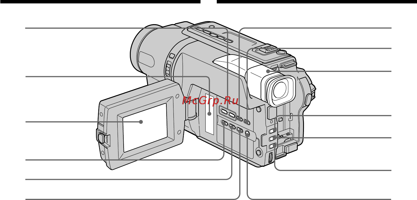 Sony CCD-TRV408E [194/204] Identifying the parts and controls