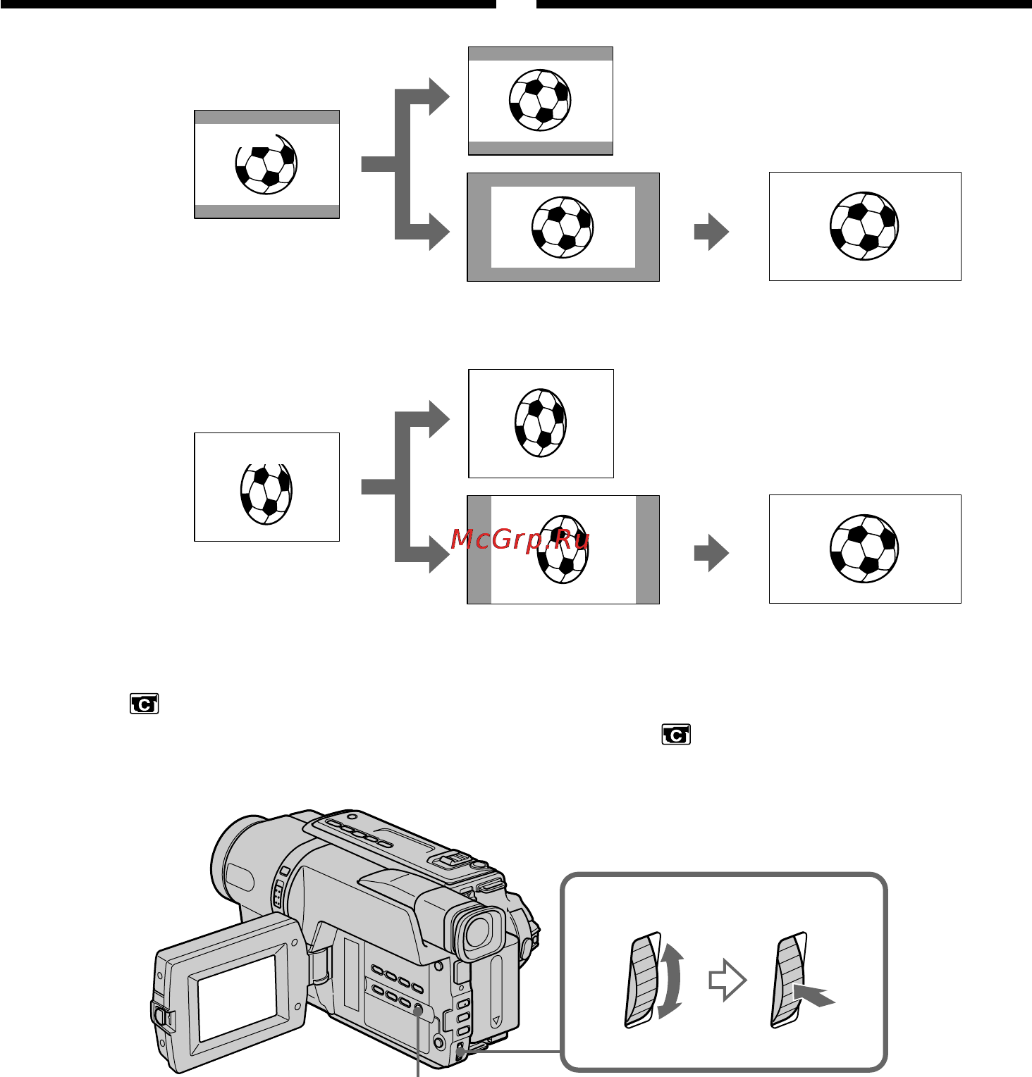 Sony CCD-TRV408E [56/204] Using the wide mode