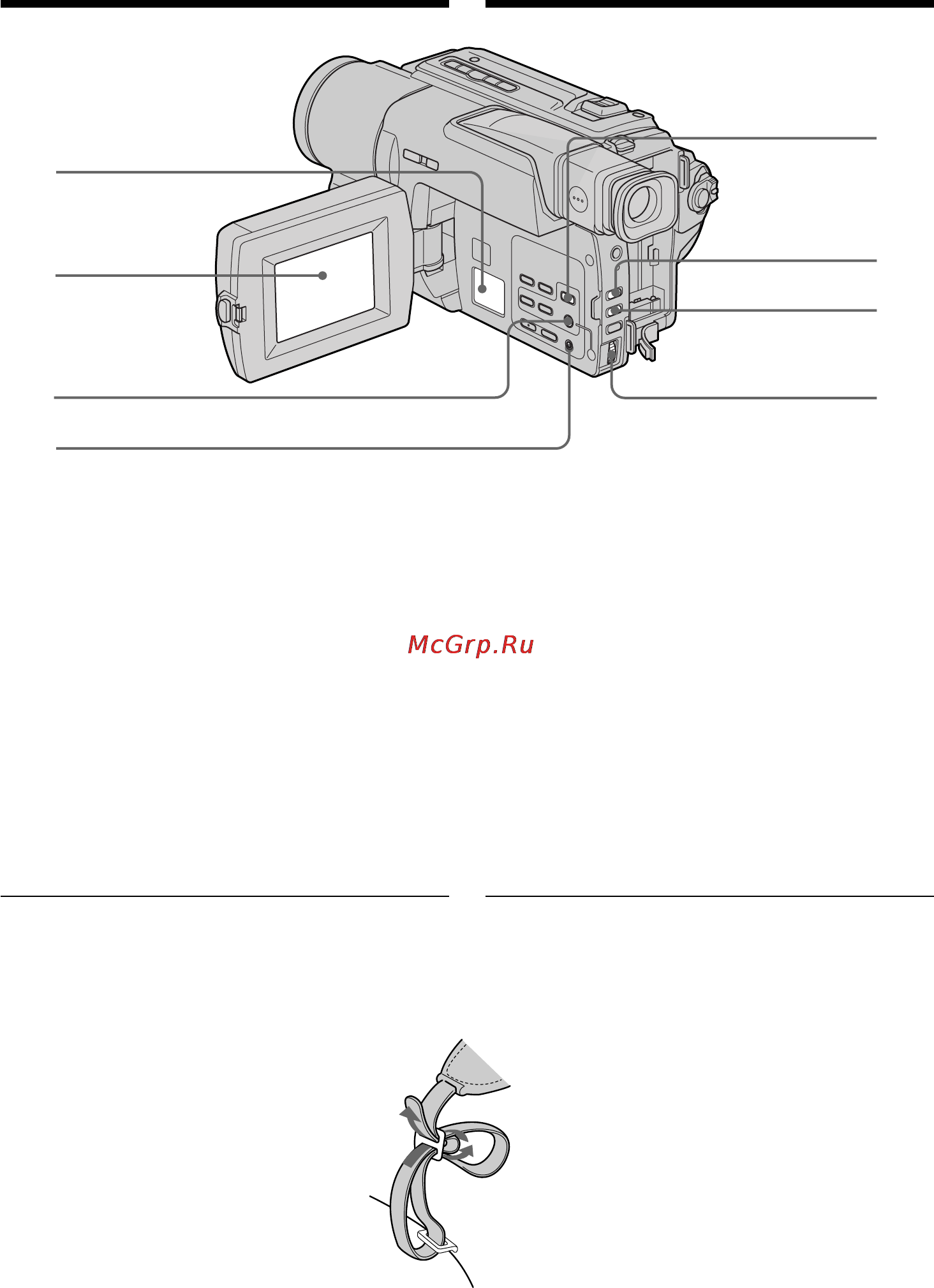 Sony DCR-TRV130E [130/140] Identifying the parts and controls