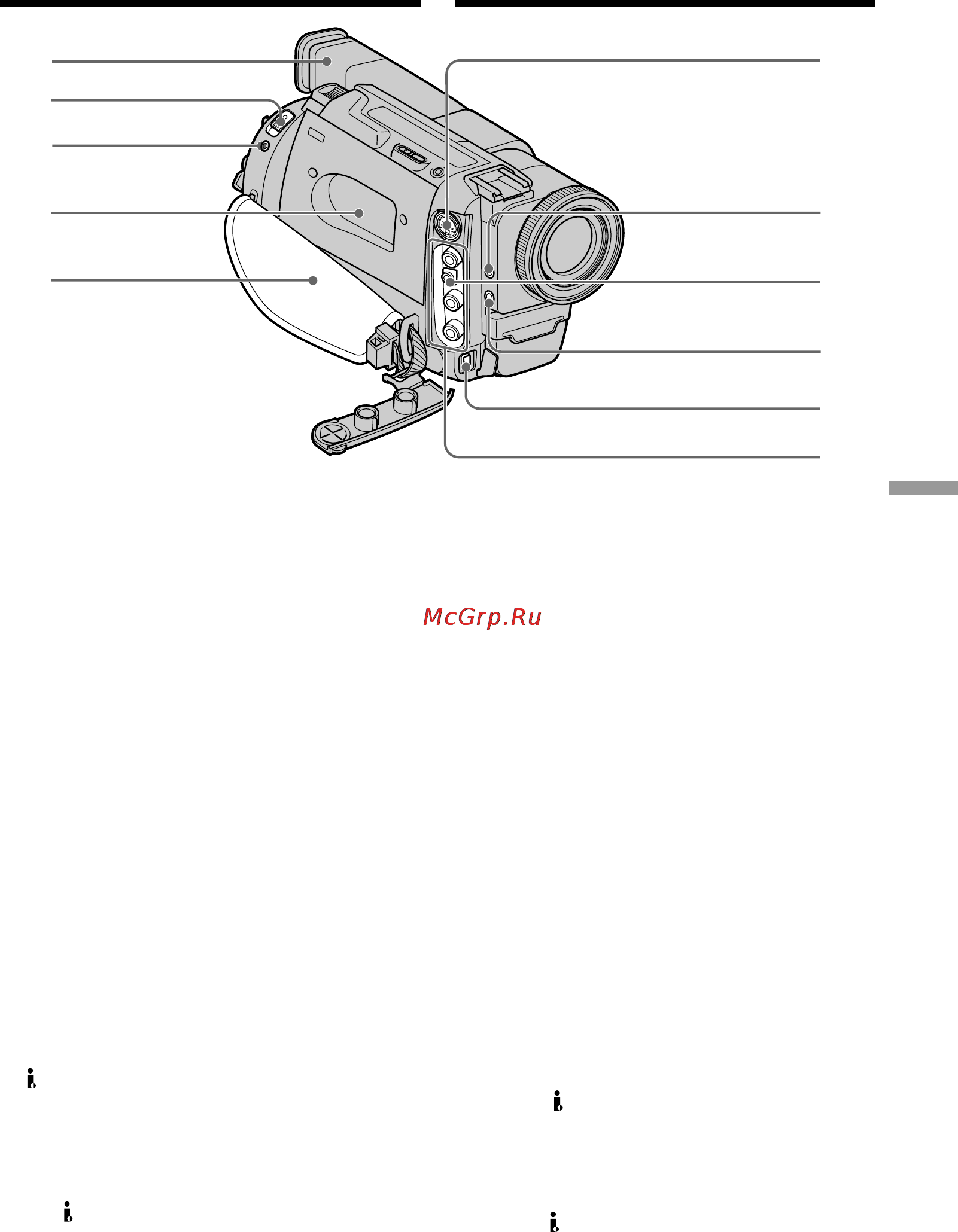 Sony DCR-TRV110E [111/120] Identifying the parts and controls