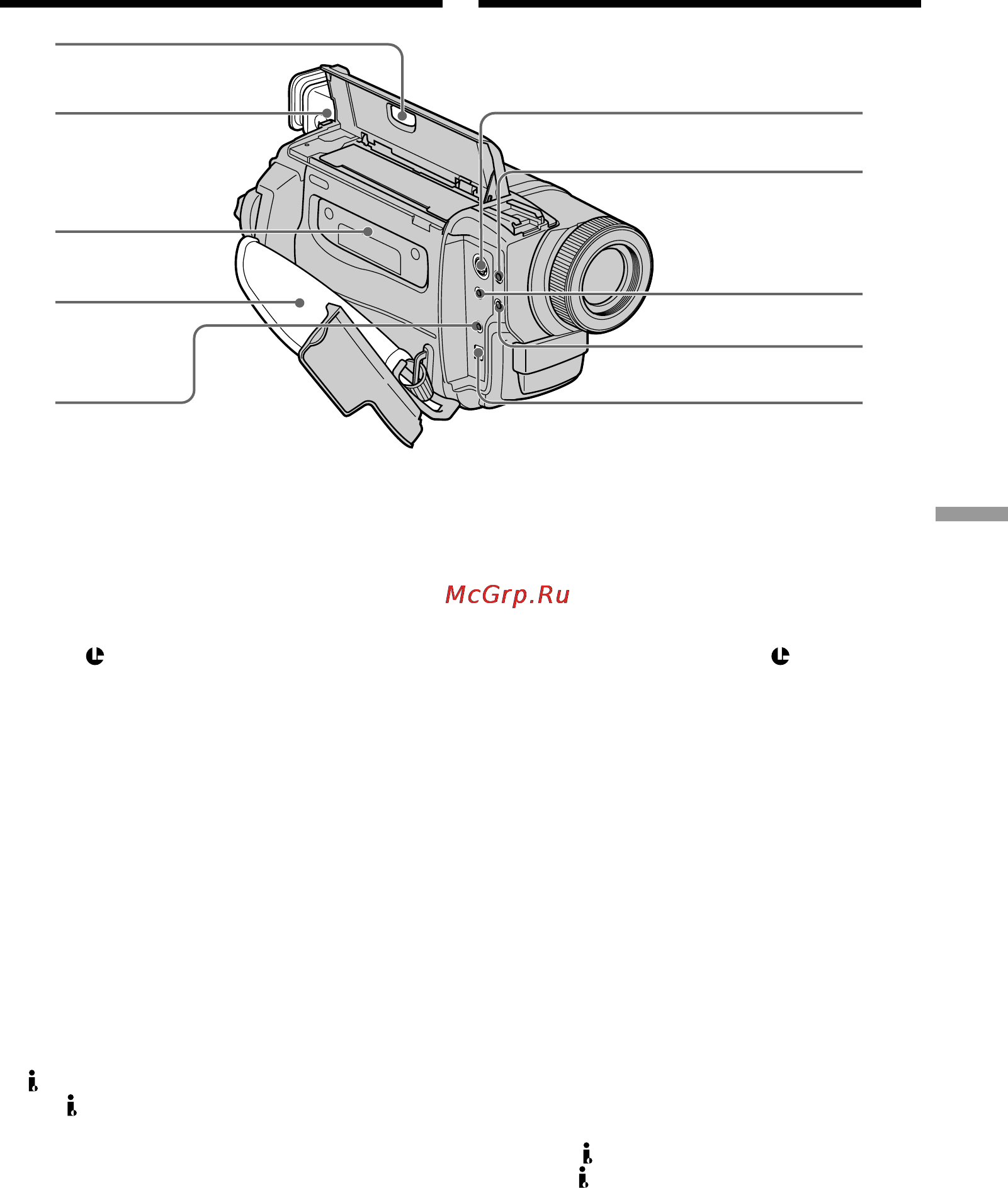 Sony DCR-TR8000E [117/128] Identifying the parts and controls