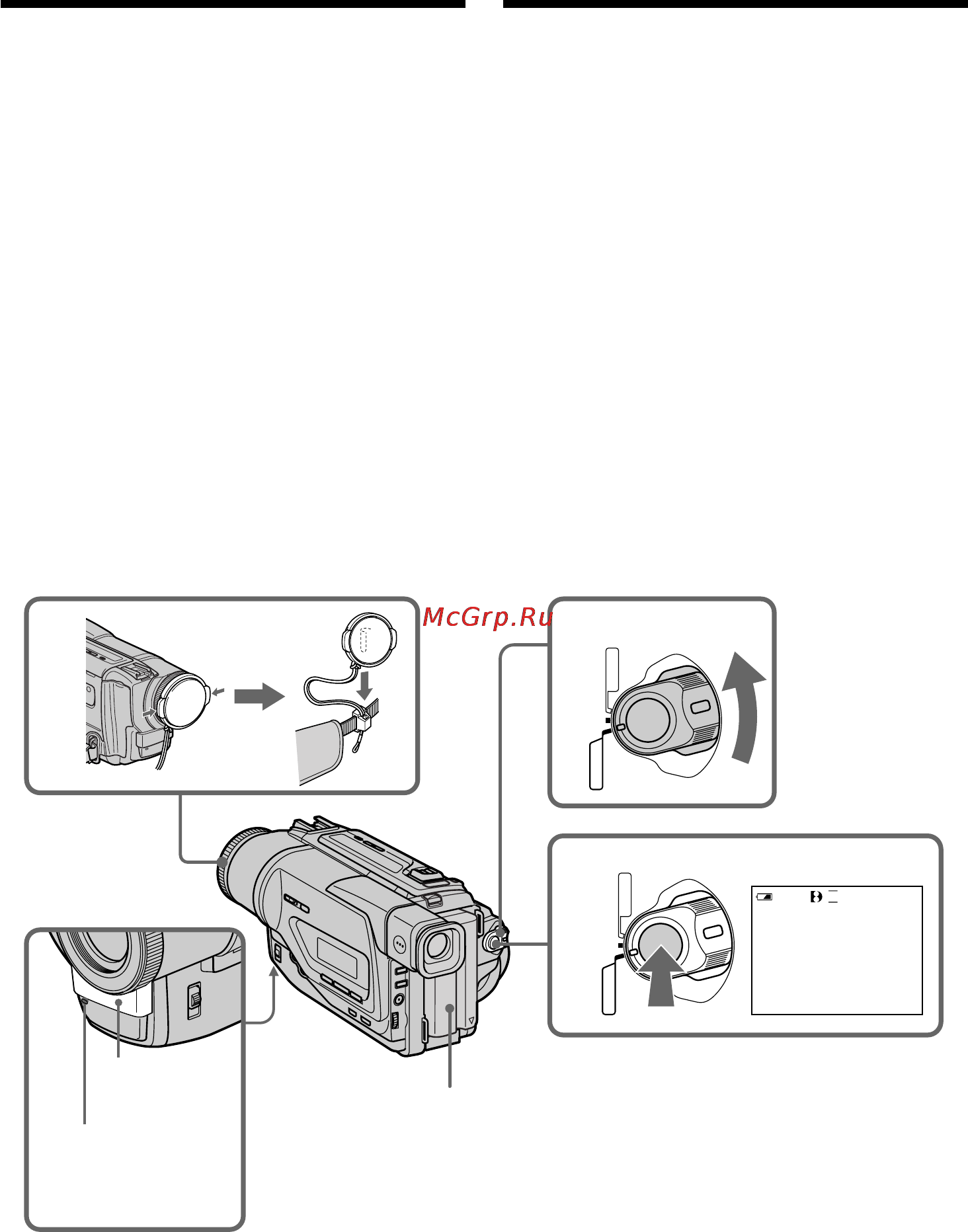 Sony DCR-TR8000E [20/128] Recording basics