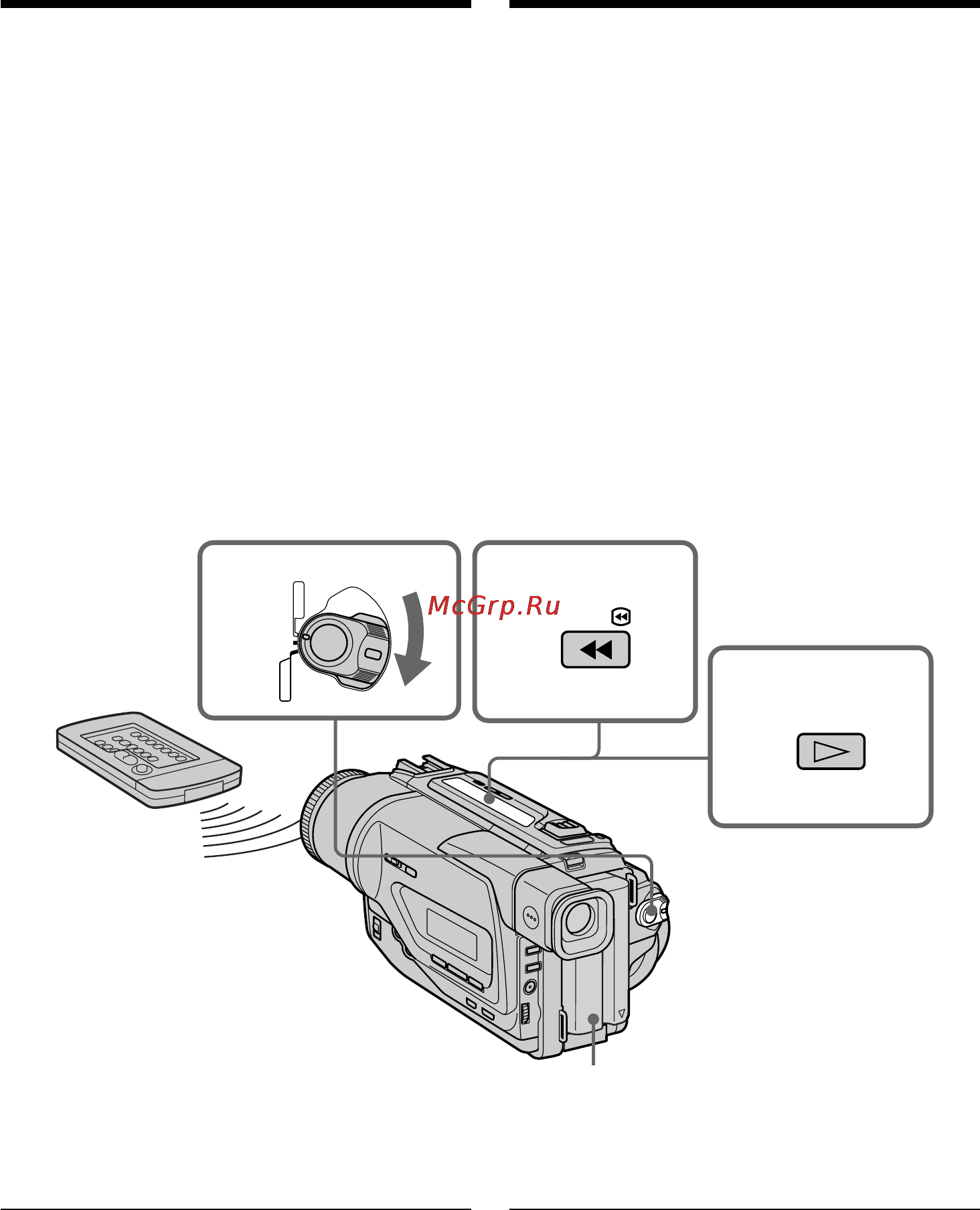 Sony DCR-TR8000E [32/128] Воспроизведение ленты
