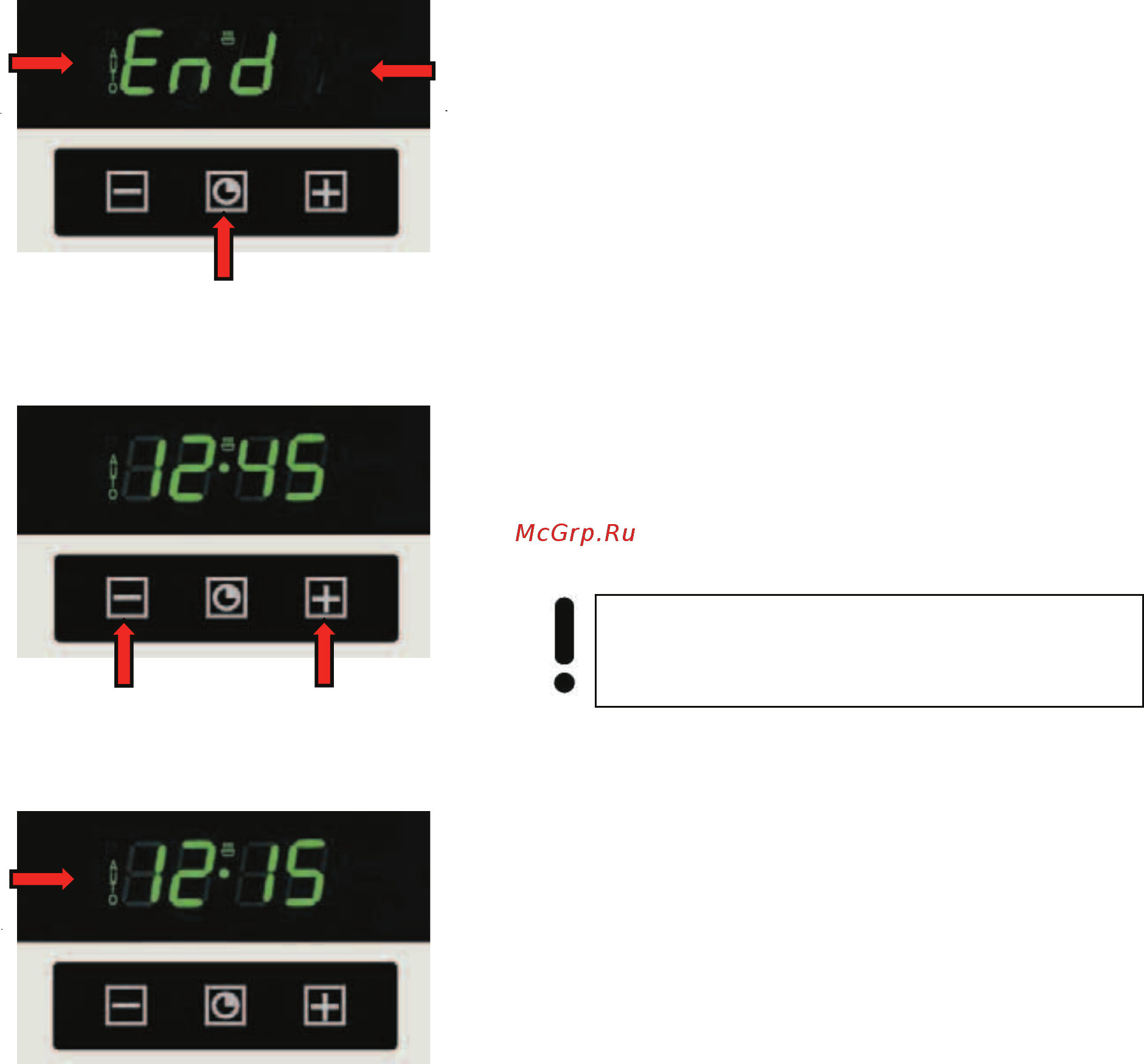 Kaiser HGE 60301 NB [48/84] Setting the end of cooking time