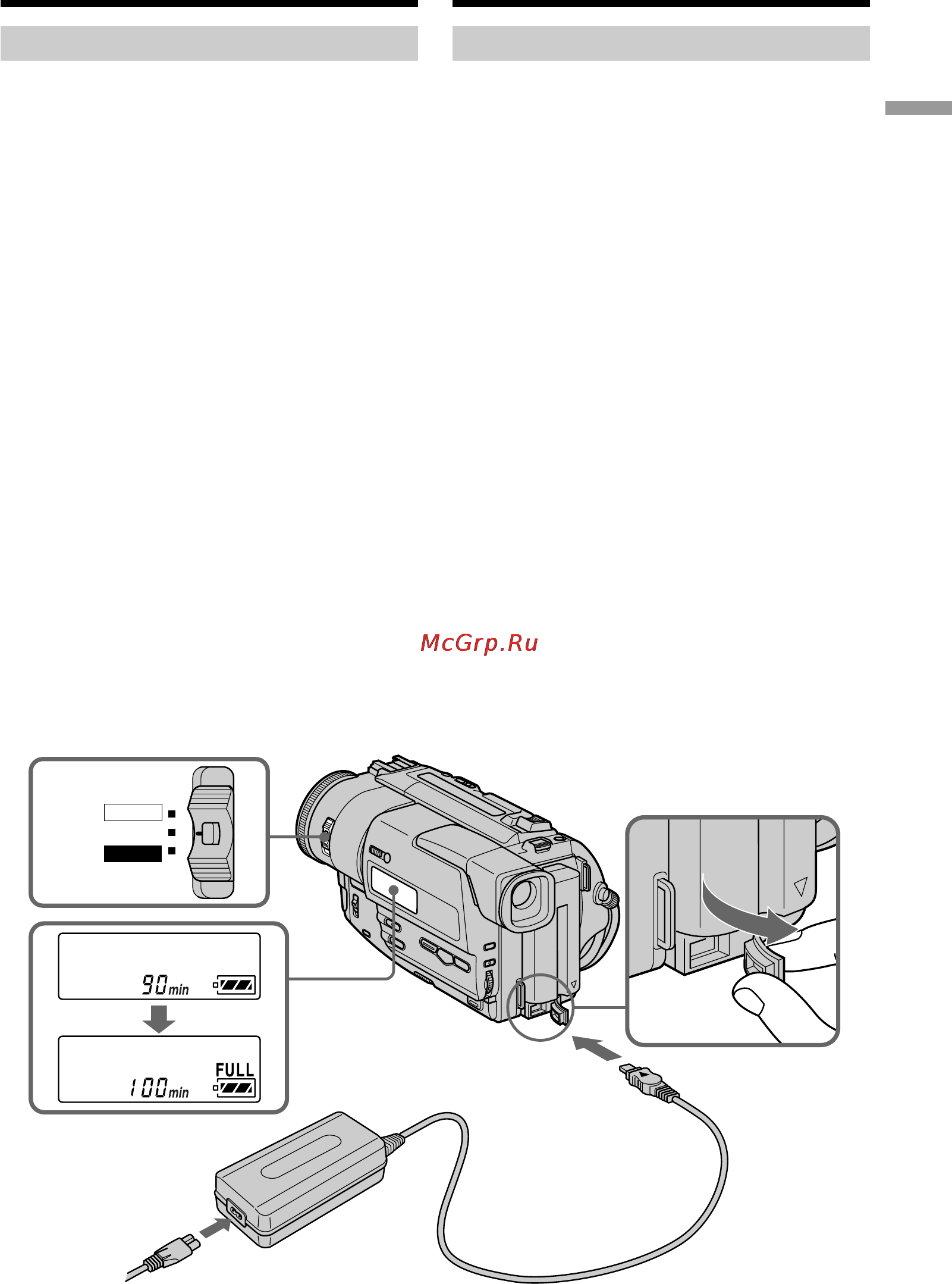 Sony DCR-TR7100E [13/120] Á ﬂ í ú âèìó ó îóí