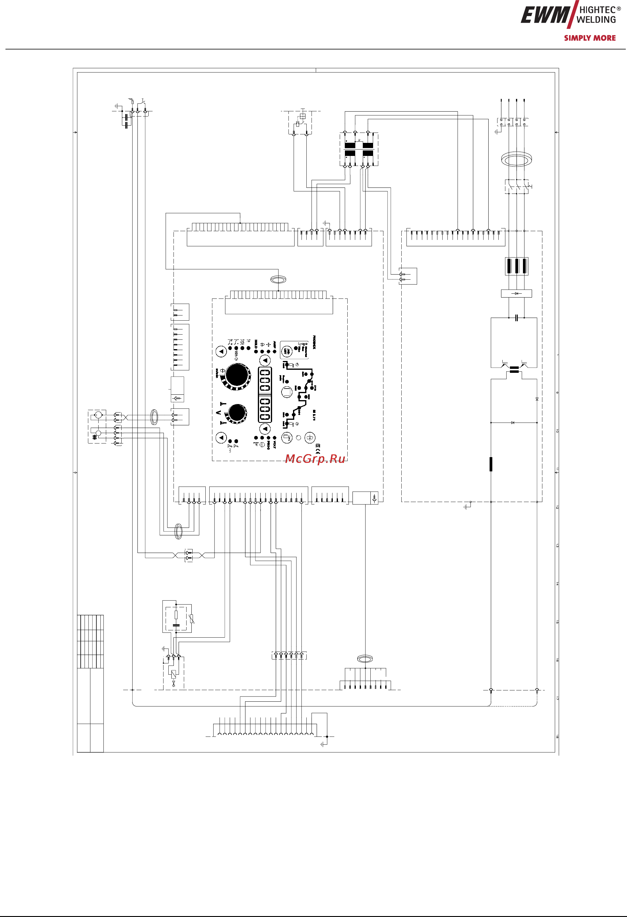 Ewm PHOENIX 421 DW BASIC 090-005060-00102 [86/95] Электрические схемы