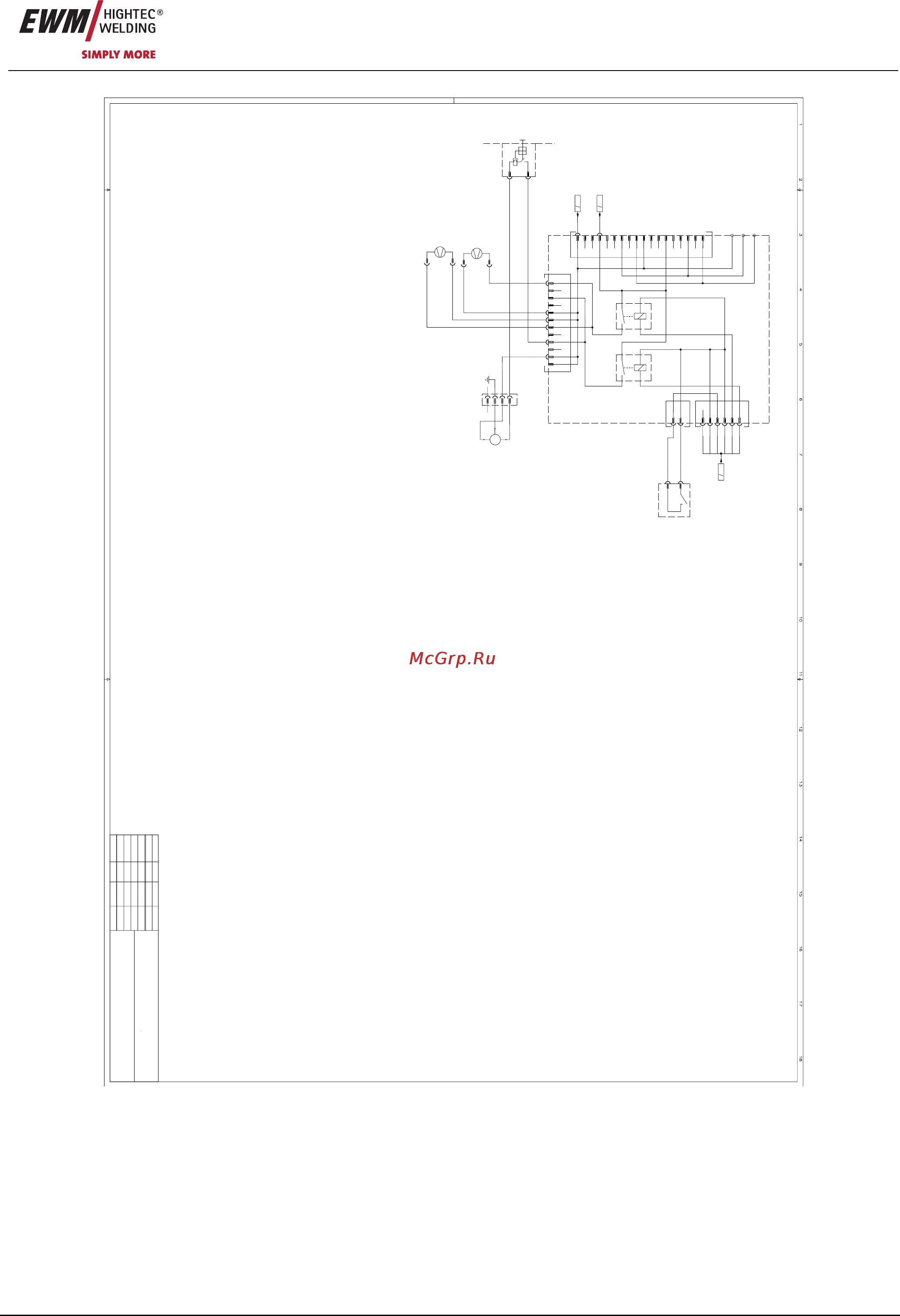 Ewm PHOENIX 421 DW BASIC 090-005060-00102 [89/95] Электрические схемы