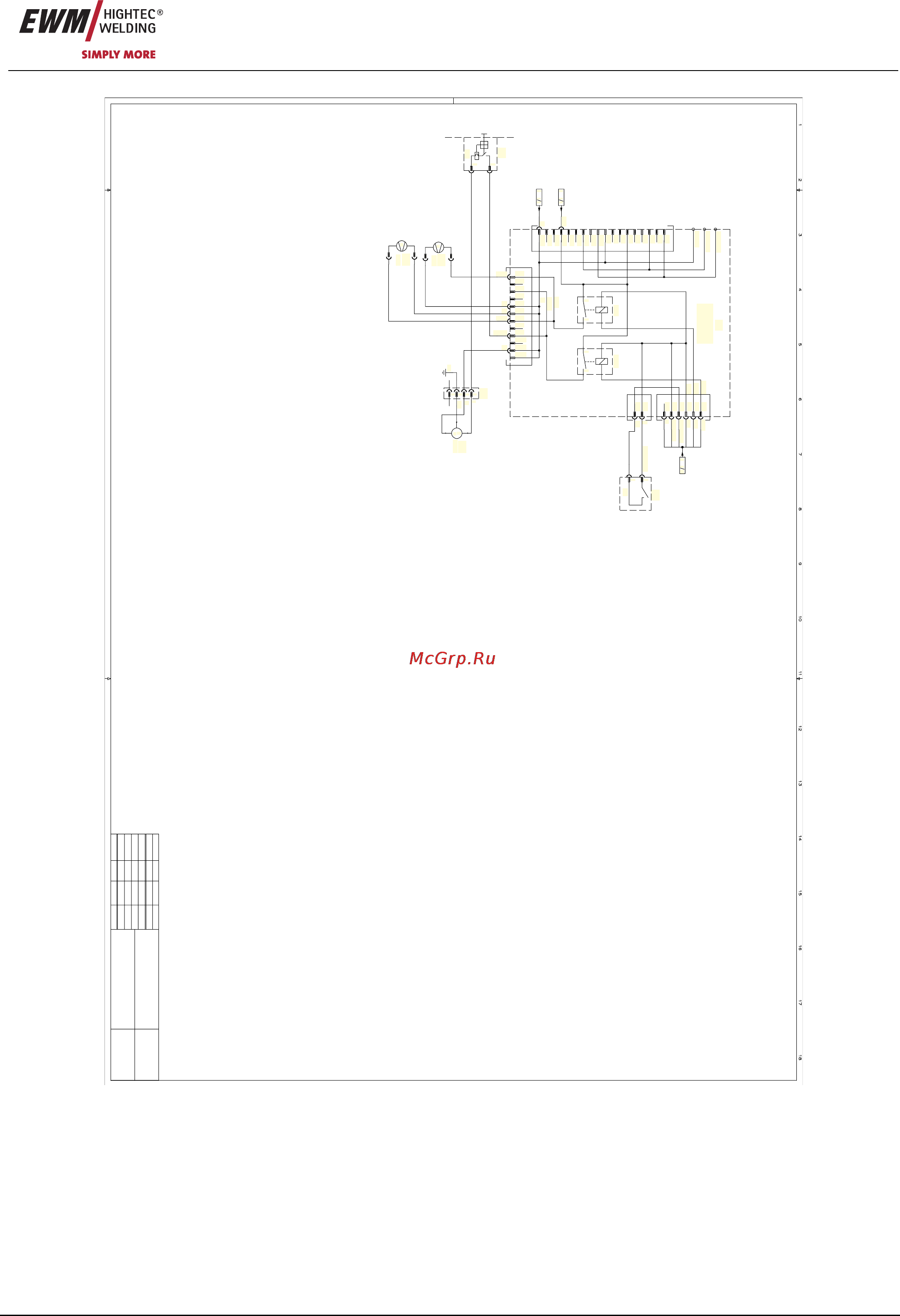 Ewm PHOENIX 421 DW BASIC 090-005060-00102 [91/95] Электрические схемы