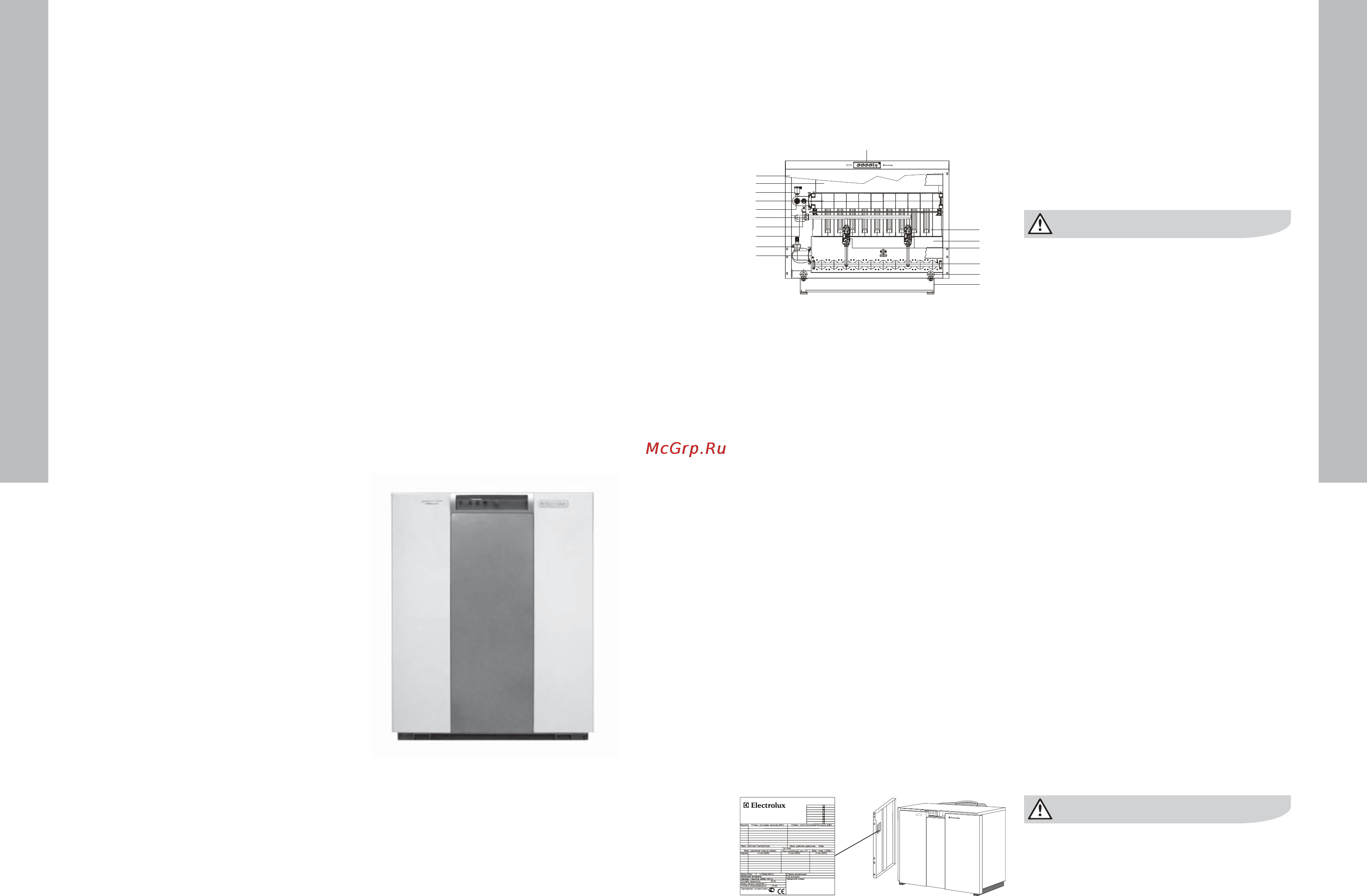 Electrolux FSB 165 iN [2/13] Внутренняя структура котла