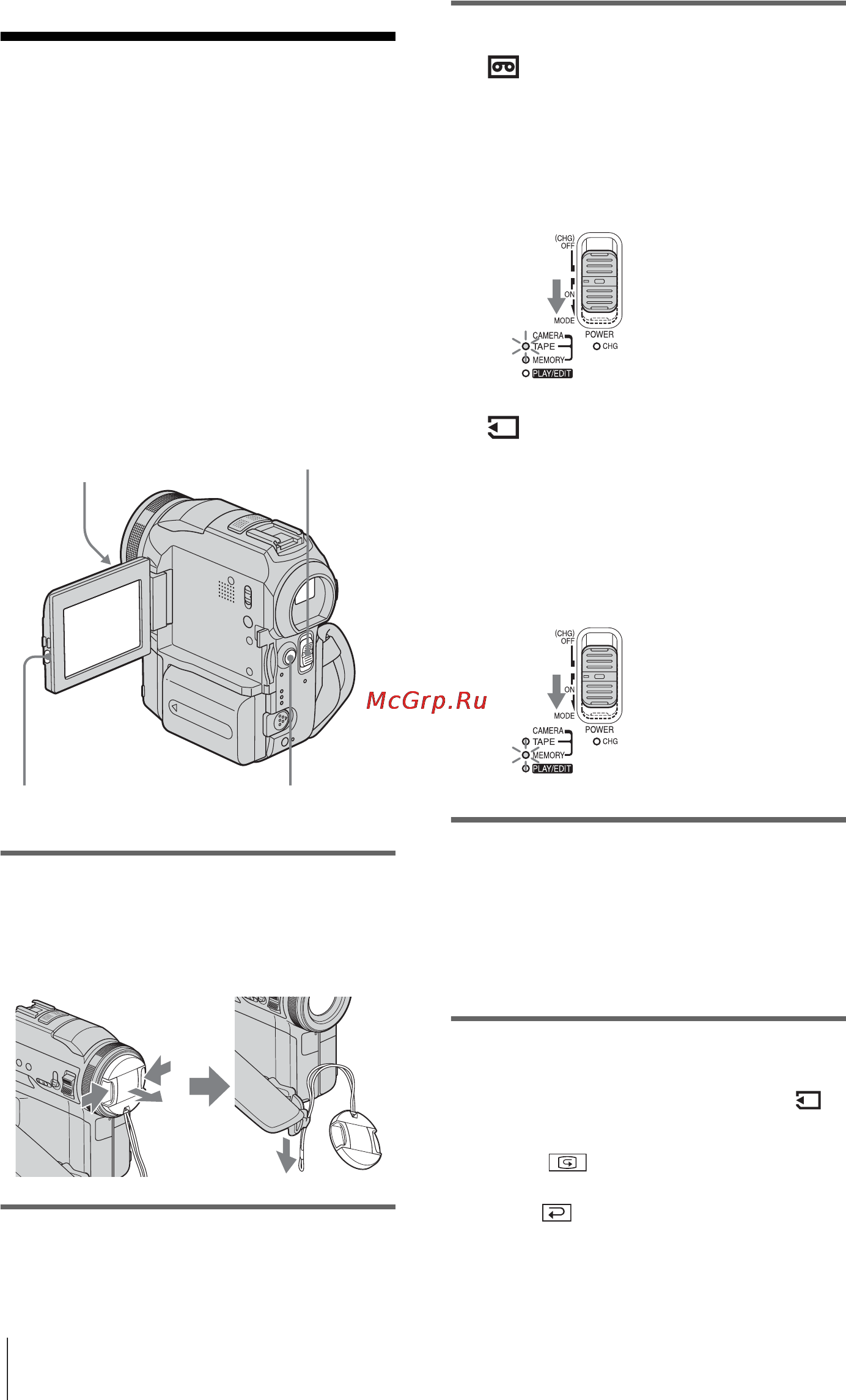 Sony DCR-PC330E [24/156] Запись фильмов