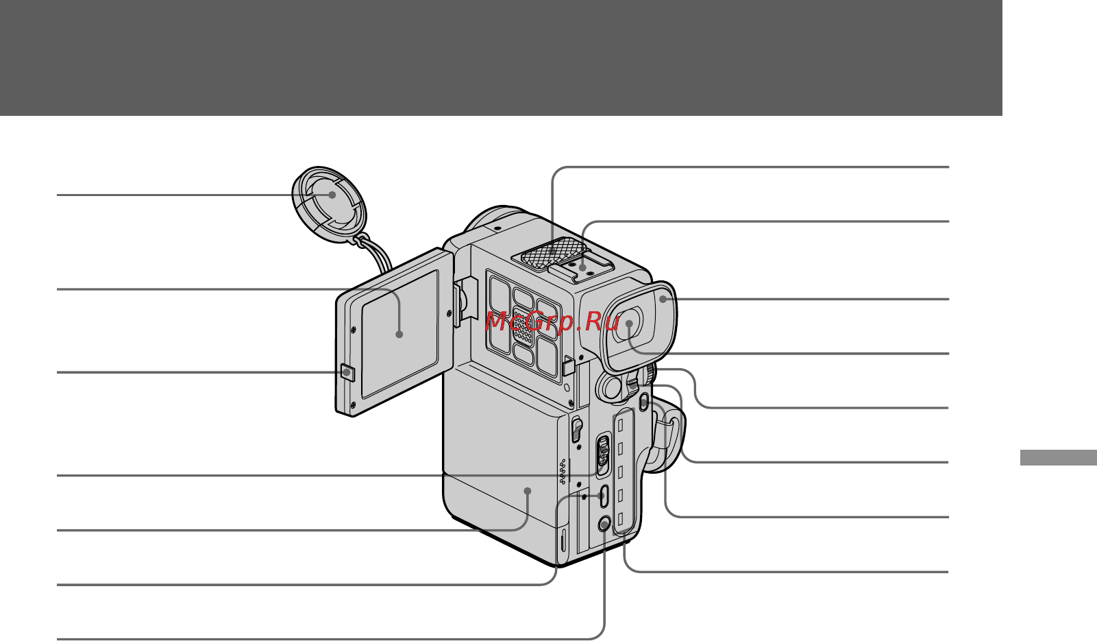 Sony DCR-PC10E [113/124] Identifying the parts