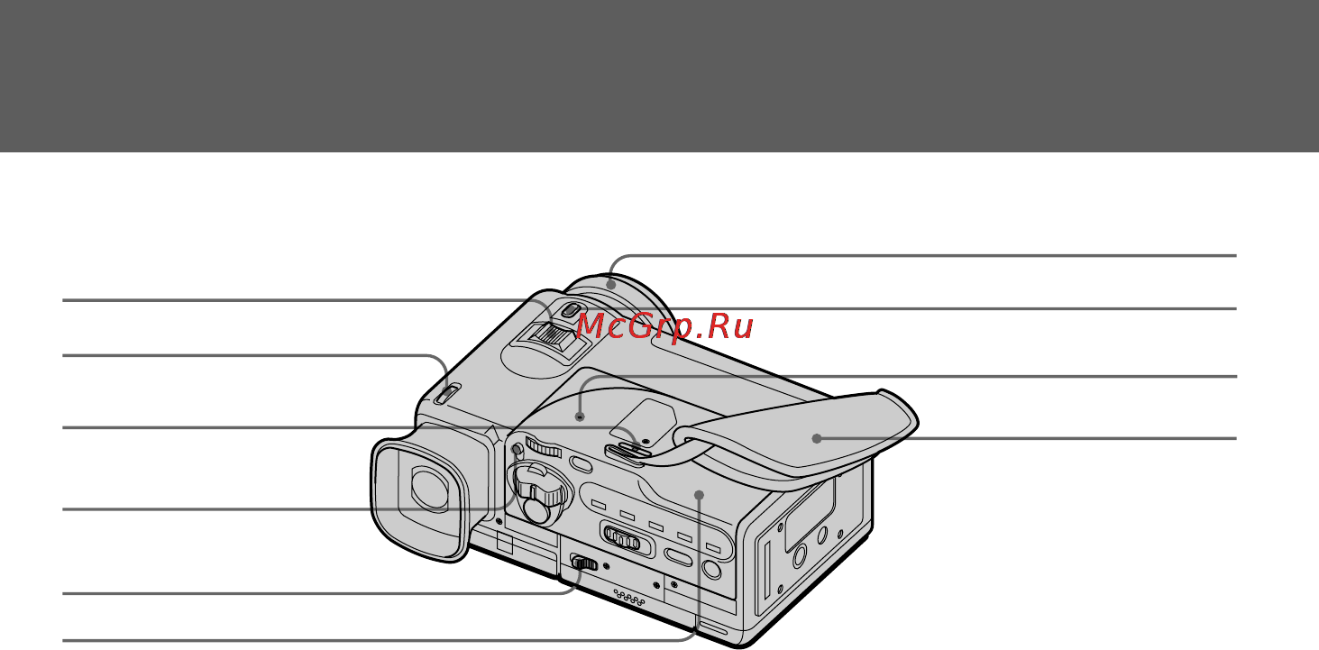 Sony DCR-PC10E [114/124] Identifying the parts