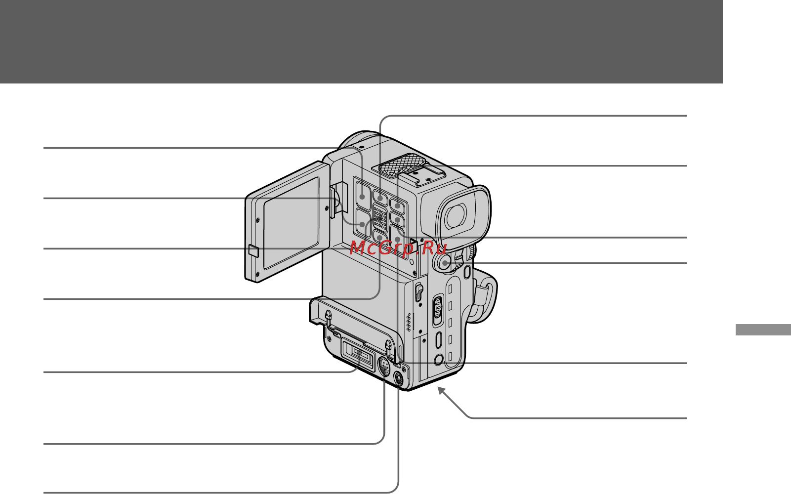 Sony DCR-PC10E [115/124] Identifying the parts
