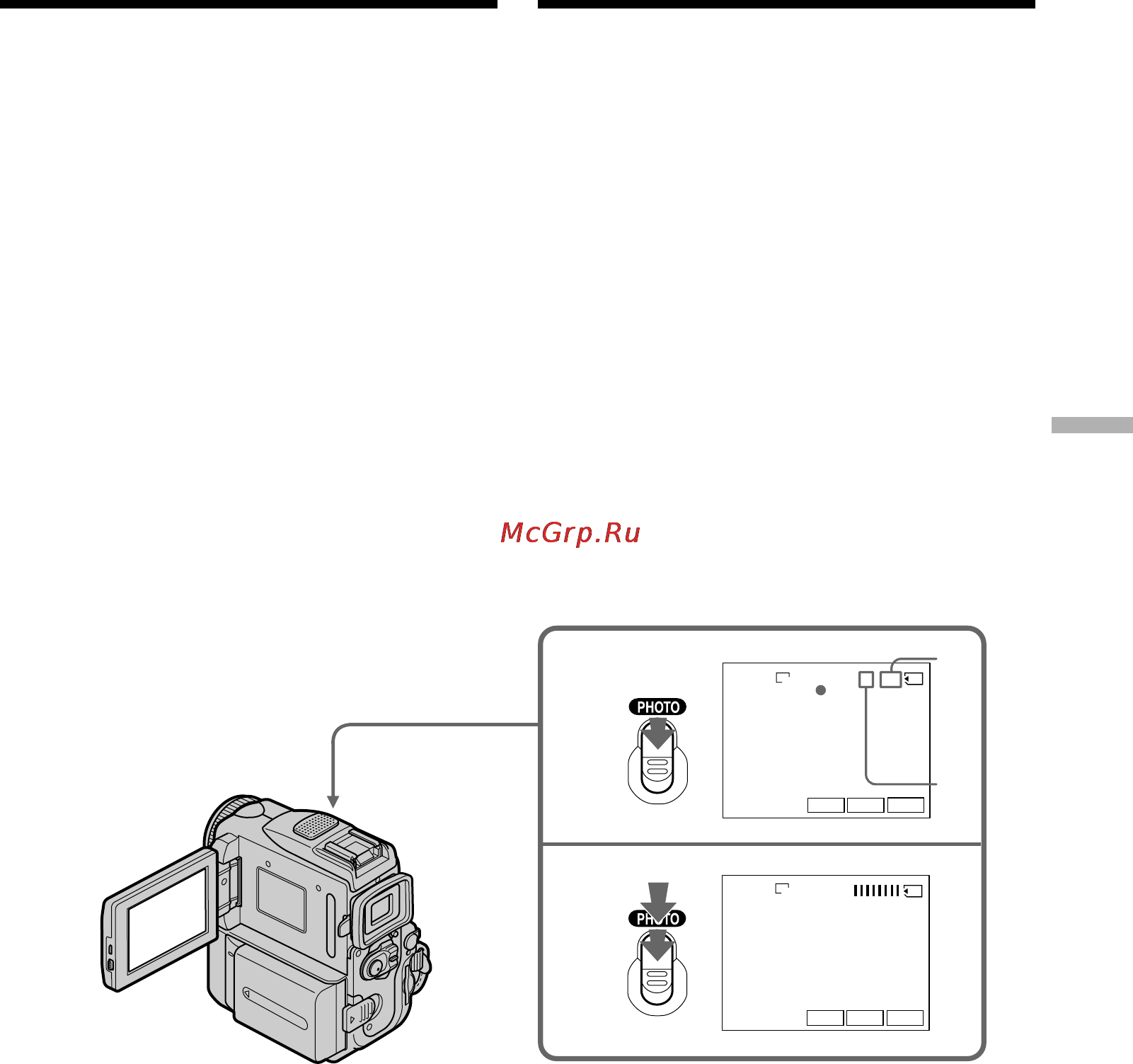Sony DCR-PC101E [161/316] Recording still images on memory stick s memory photo recording