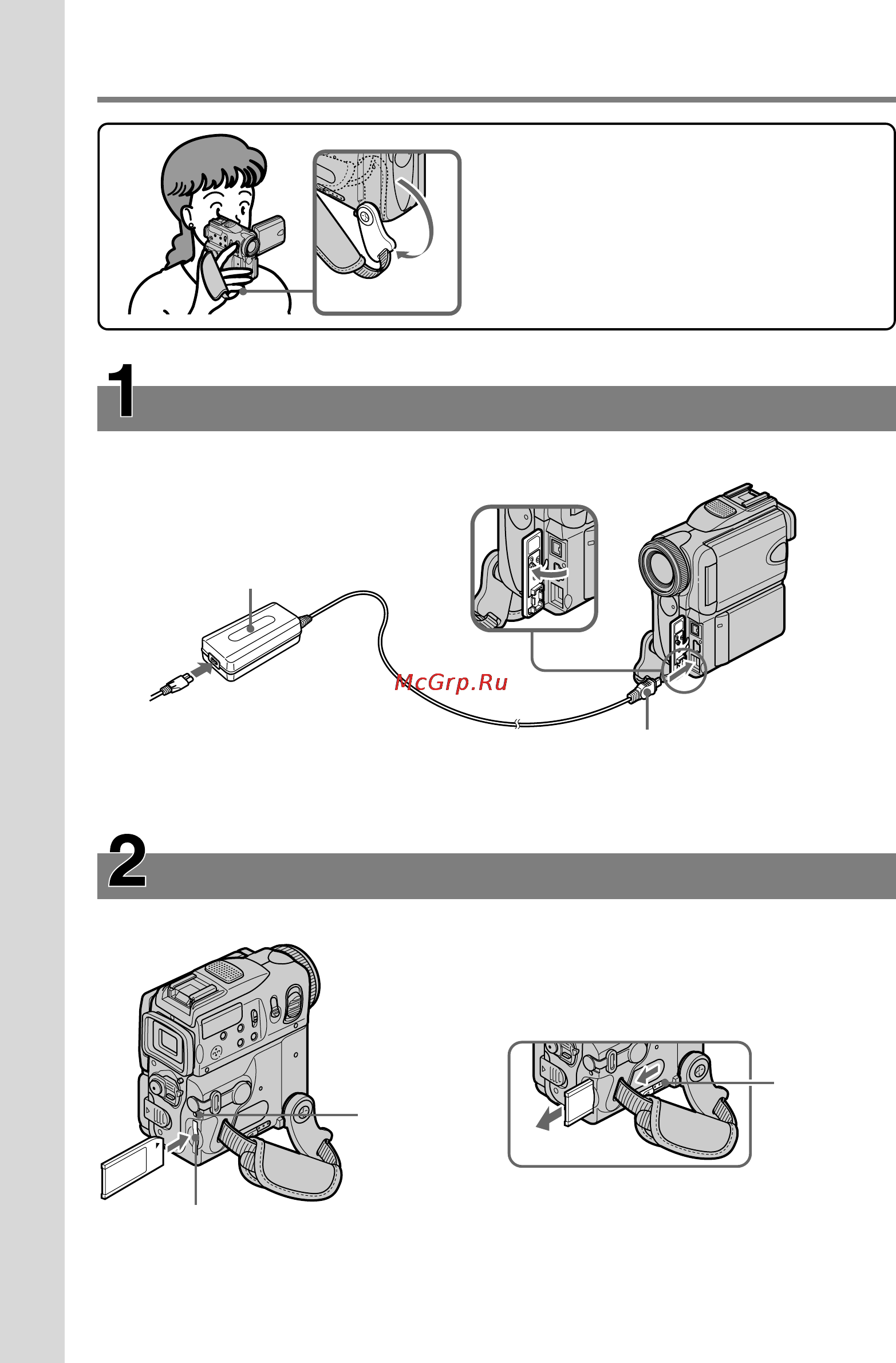 Sony DCR-PC101E [18/316] Pyководcтво по быcтpомy зaпycкy