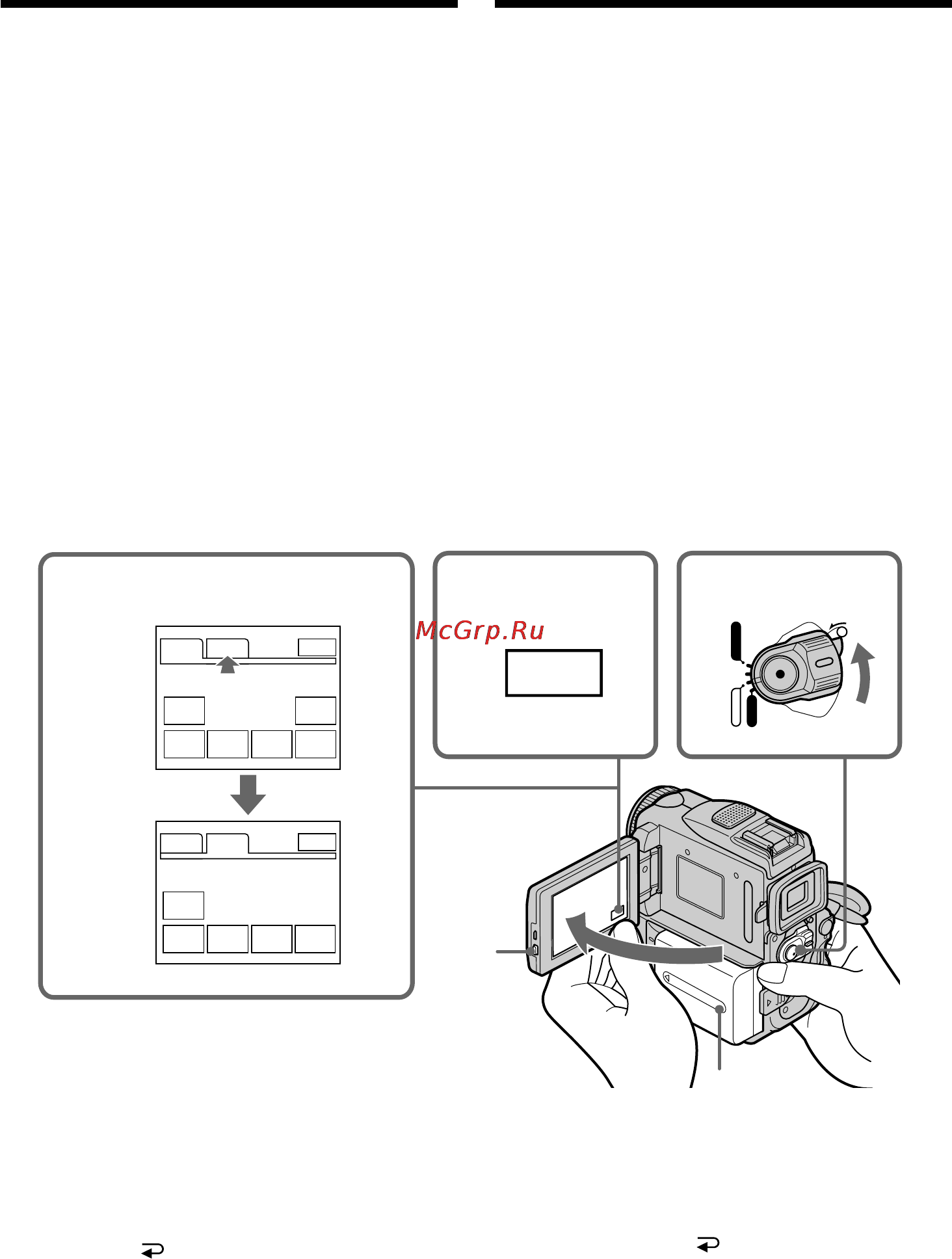 Sony DCR-PC101E [32/316] Пункт4использование сенсорной панели
