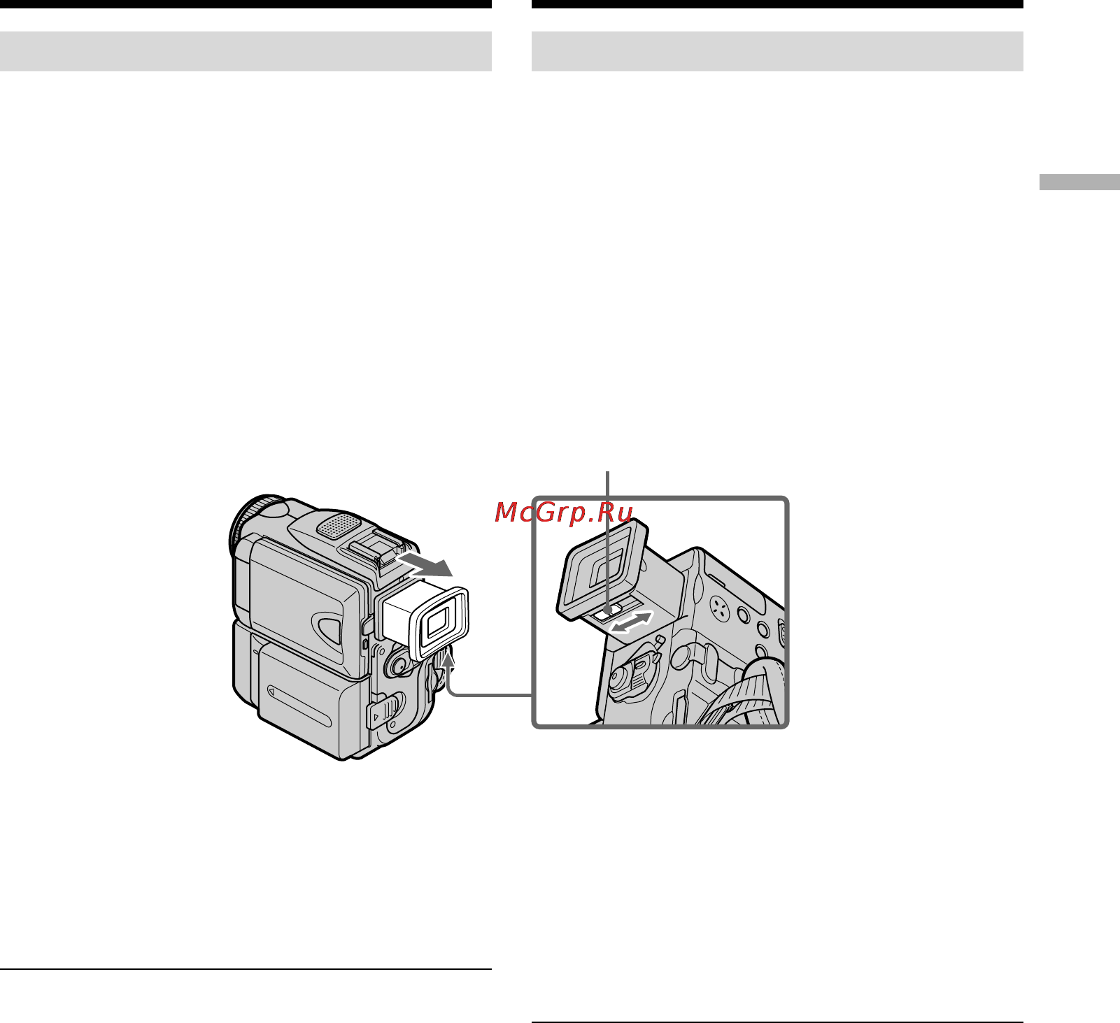 Sony DCR-PC101E [39/316] Adjusting the viewfinder