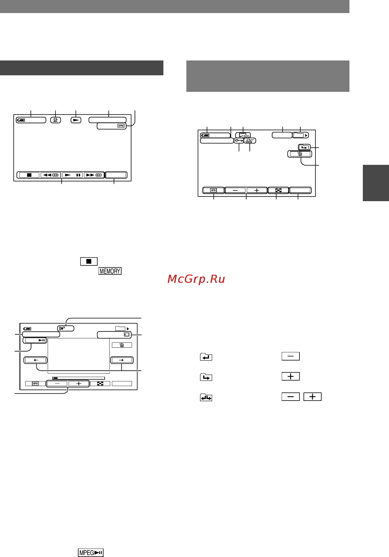 Sony DCR-PC1000E [151/258] Просмотр неподвижных изображений