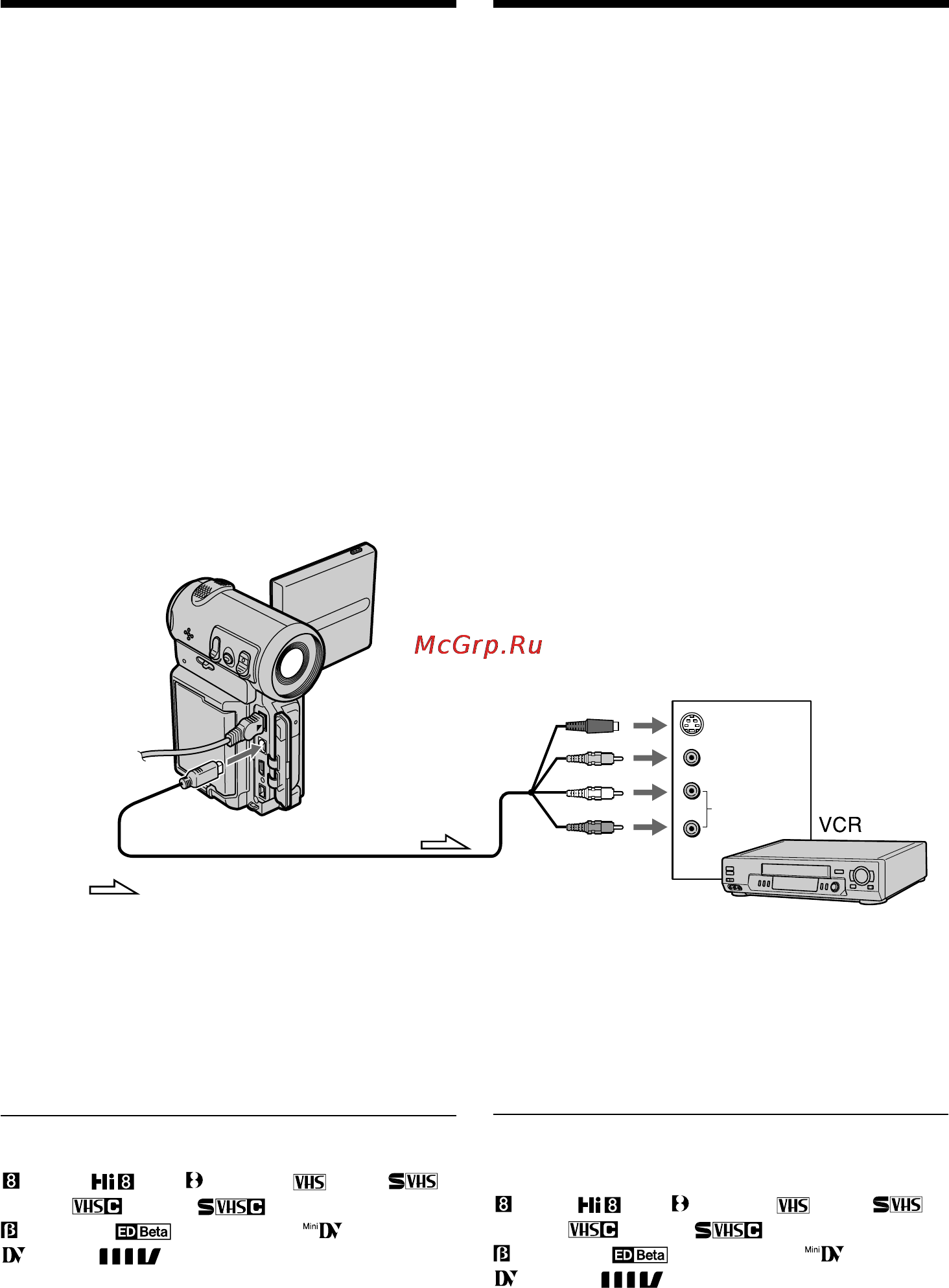 Sony DCR-IP7E [100/260] Dubbing a tape
