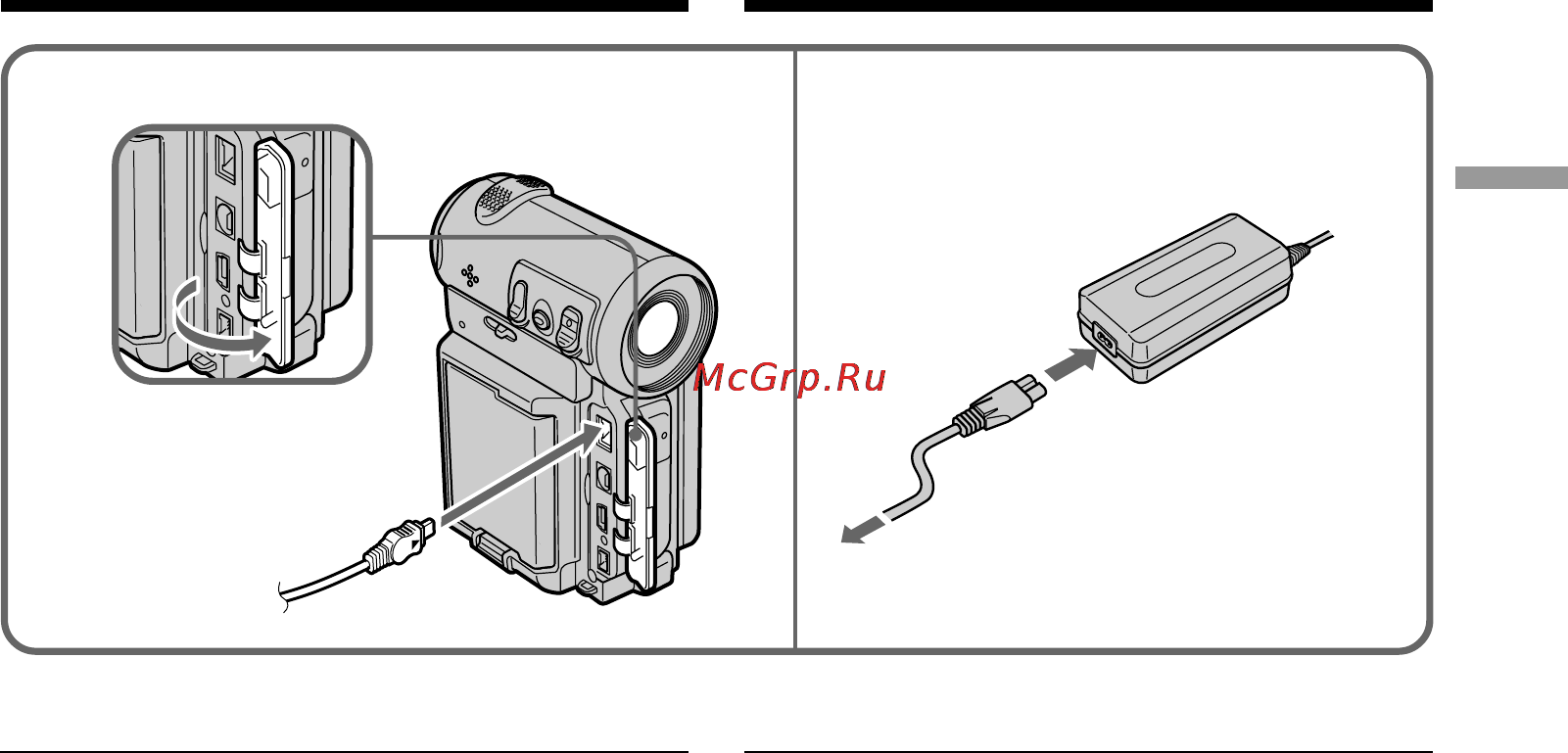 Sony DCR-IP5E [31/260] Step 1 preparing the power supply