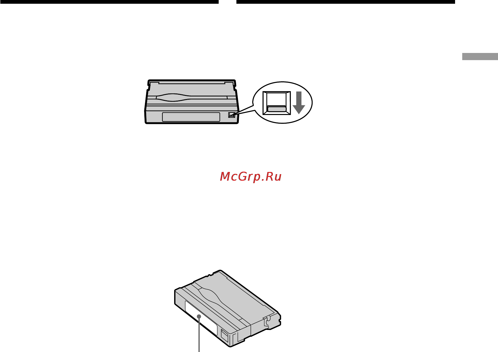 Sony DCR-IP5E [37/260] Step 3 inserting a cassette