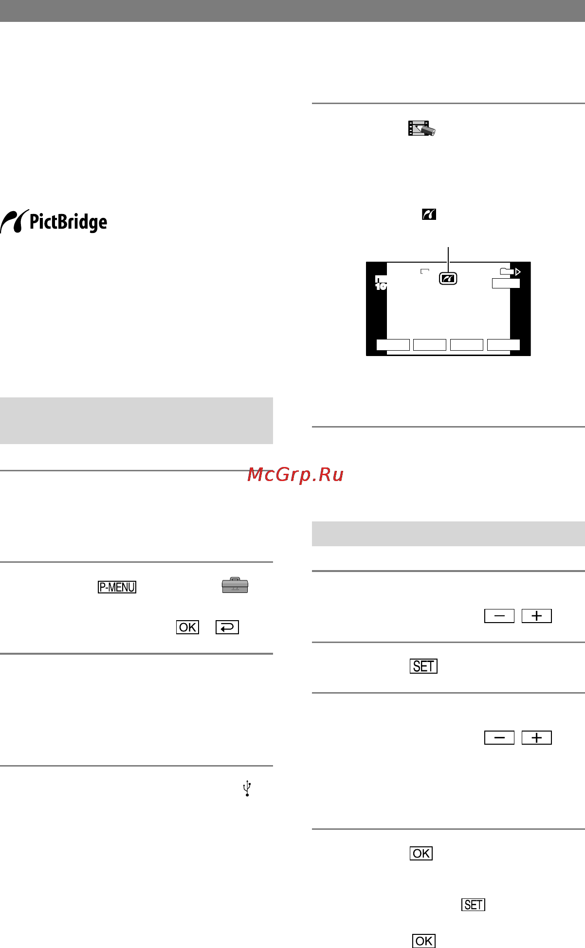 Sony DCR-HC39E [194/263] Печать записанных изображений
