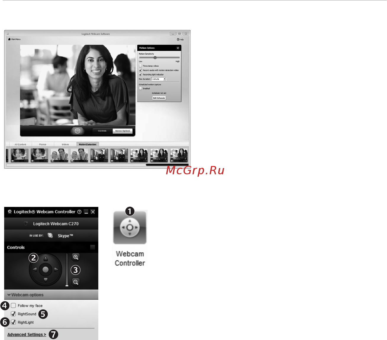 Logitech HD WEBCAM C270 Инструкция по эксплуатации онлайн [137/168] 16056