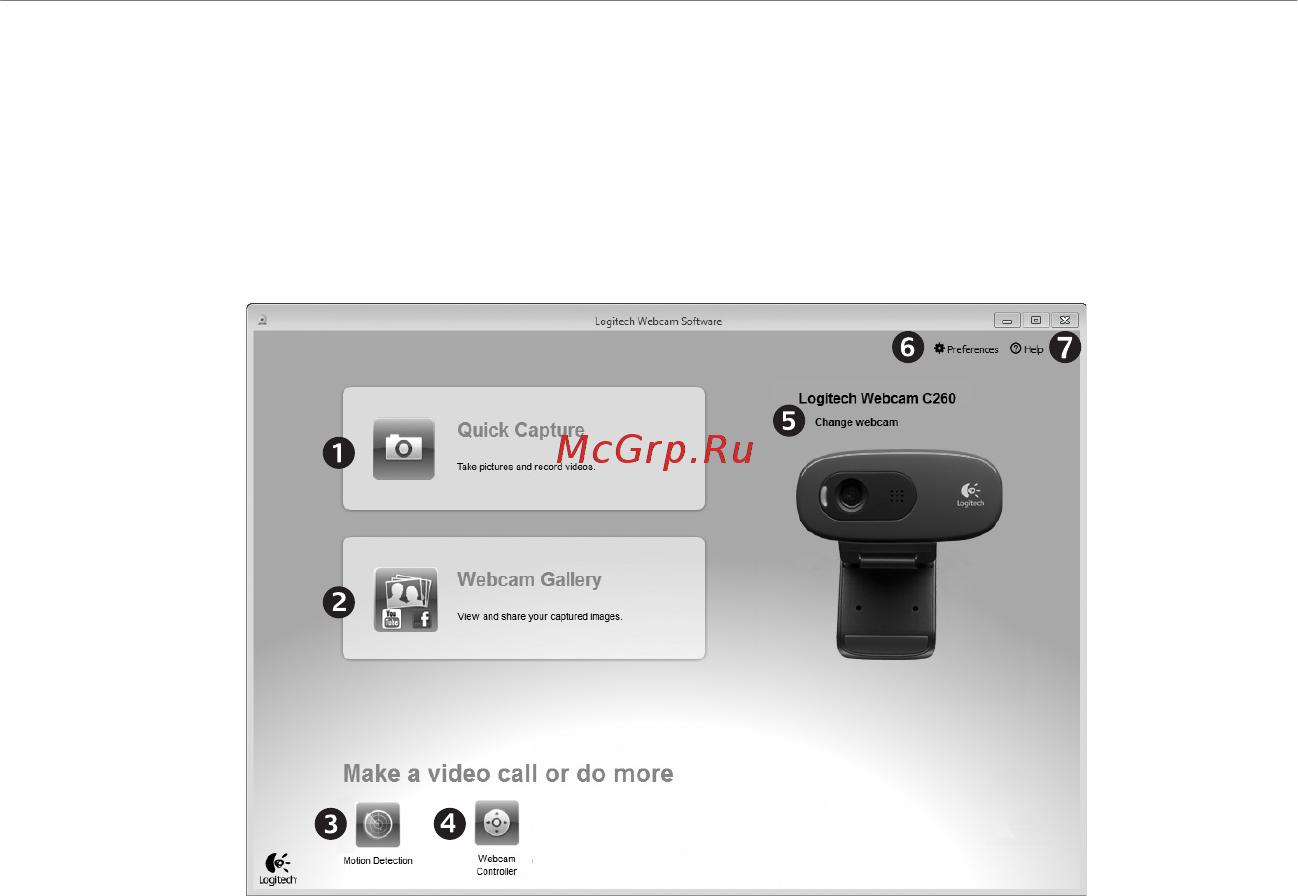 Logitech HD WEBCAM C270 [63/168] A webkamera használata windows 7 és windows vista rendszerrel