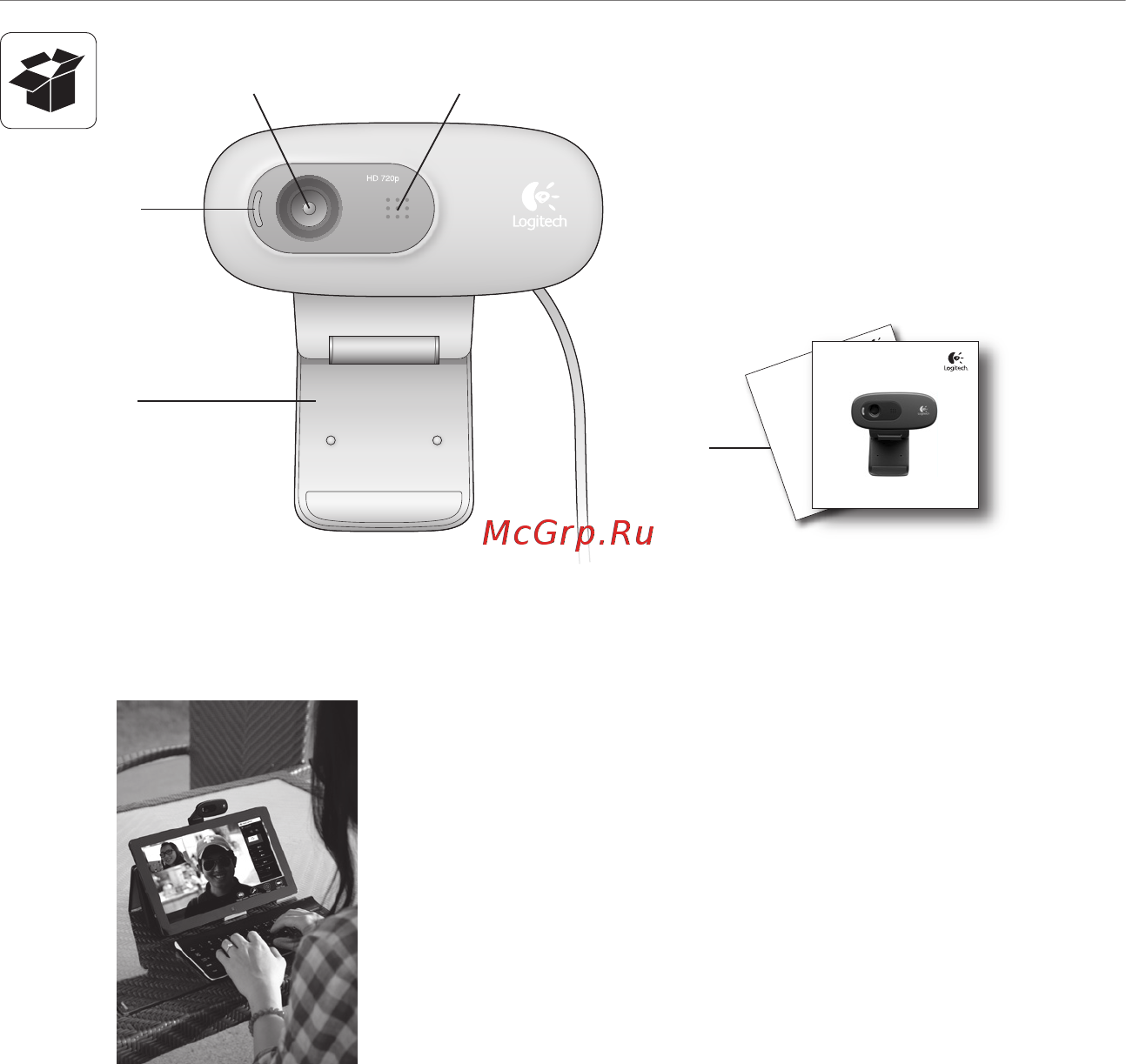 Logitech HD WEBCAM C270 [84/168] Vă mulţumim că aţi achiziţionat o cameră web logitech