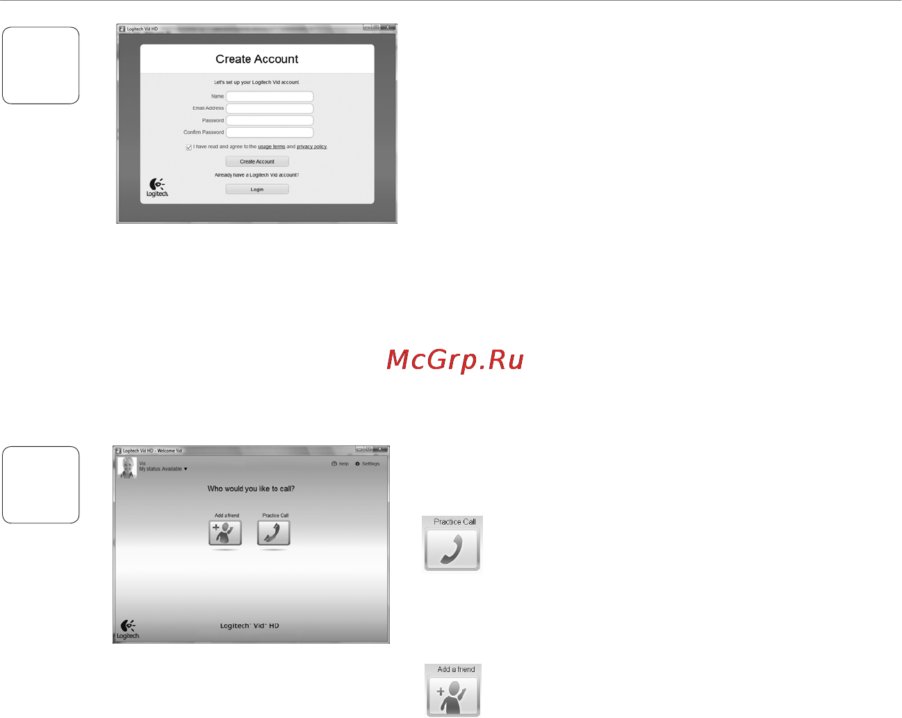 Logitech HD WEBCAM C510 Инструкция по эксплуатации онлайн [51/104] 16085