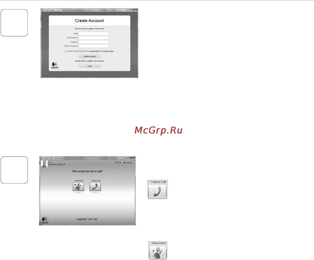 Logitech HD WEBCAM C510 Инструкция по эксплуатации онлайн [95/104] 16085