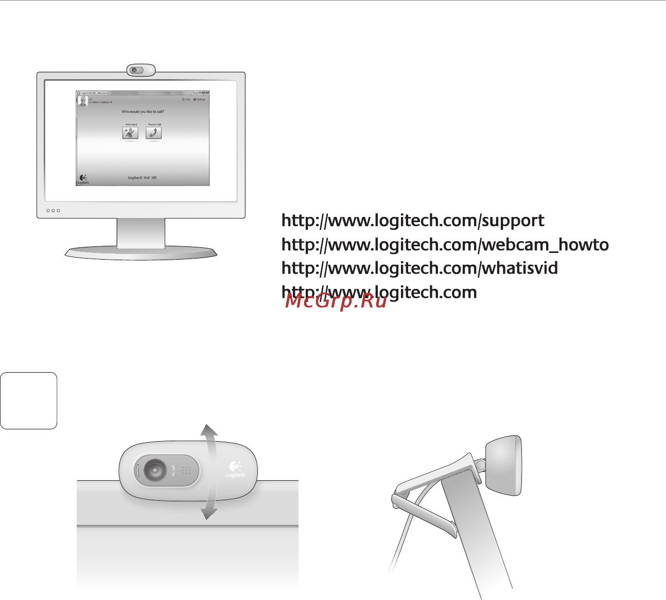Logitech C270 (960-000730) [14/94] Благодарим вас за приобретение веб камеры logitech
