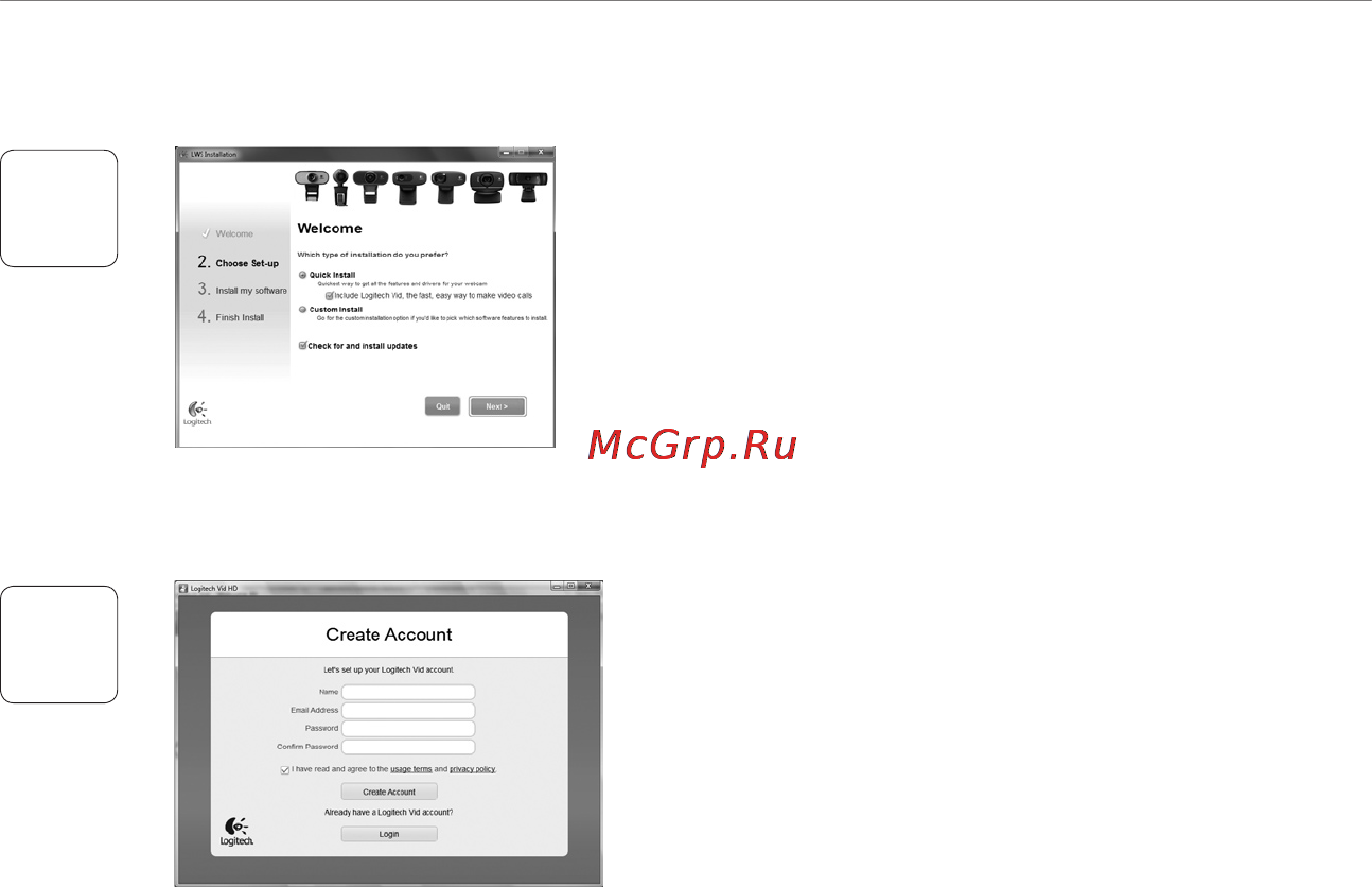 Logitech C270 (960-000730) [16/94] Настройка logitech vid hd