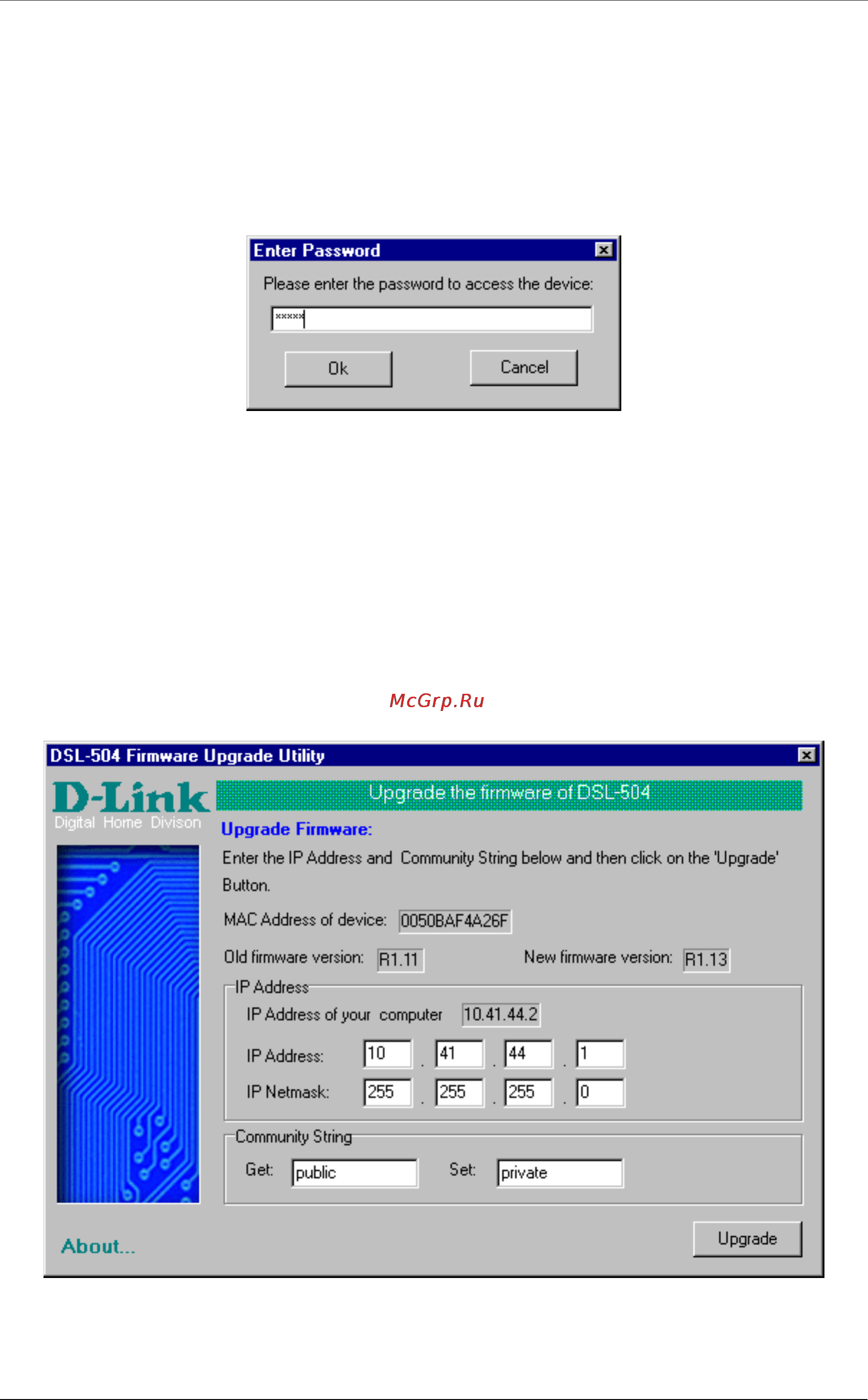 D-Link DSL-504 Инструкция по эксплуатации онлайн [68/72] 16184