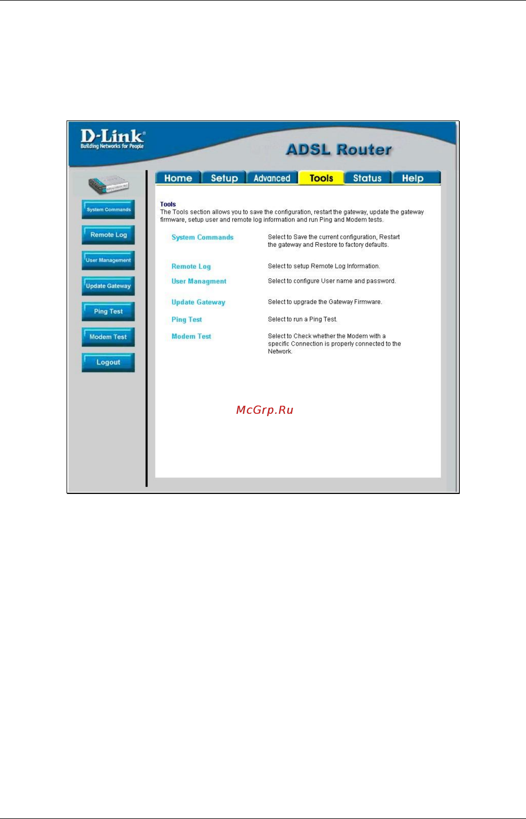 D-Link DSL-562T [46/89] Save configuration changes