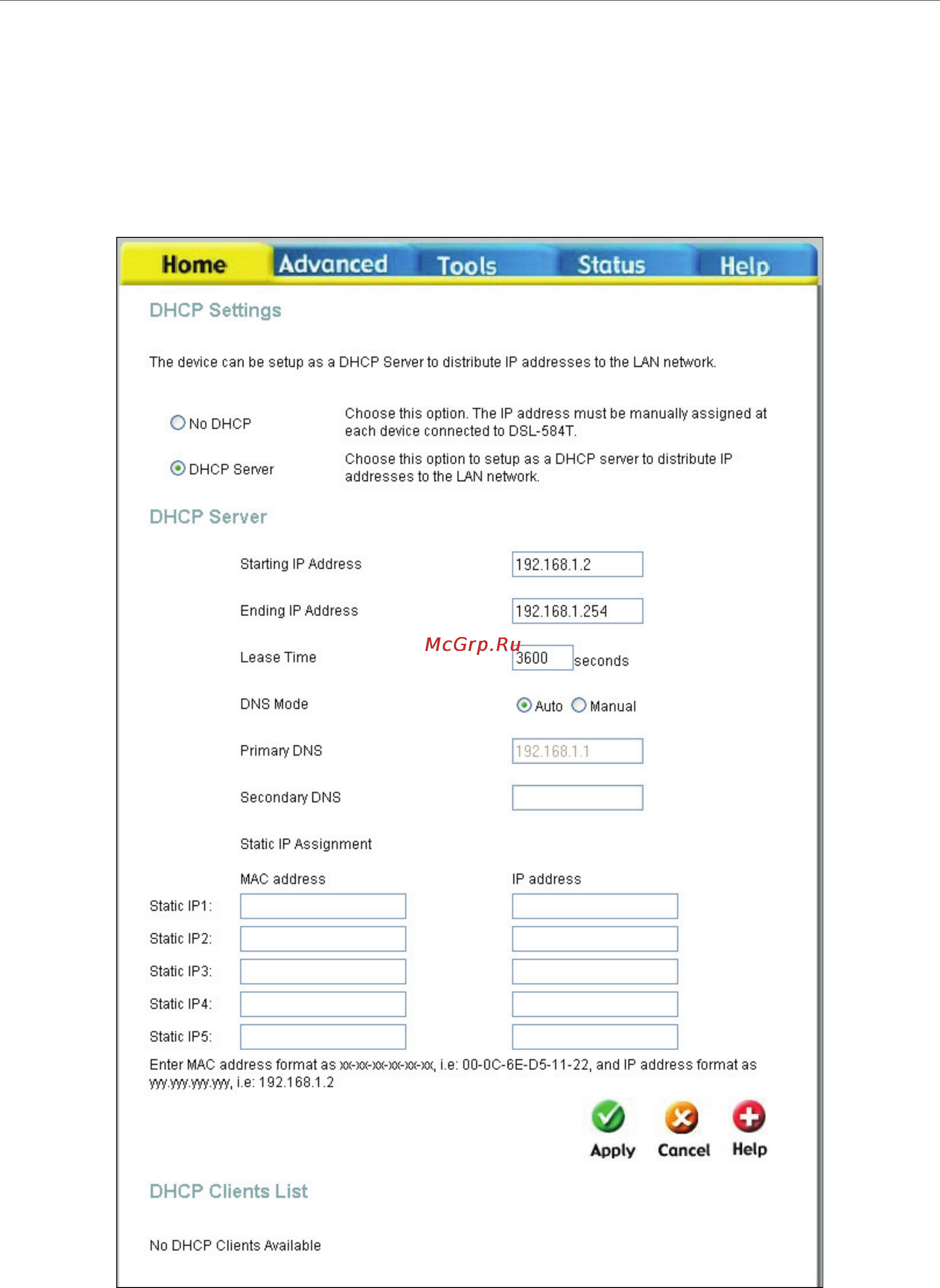 D-Link DSL-584T Инструкция по эксплуатации онлайн [44/101] 16205