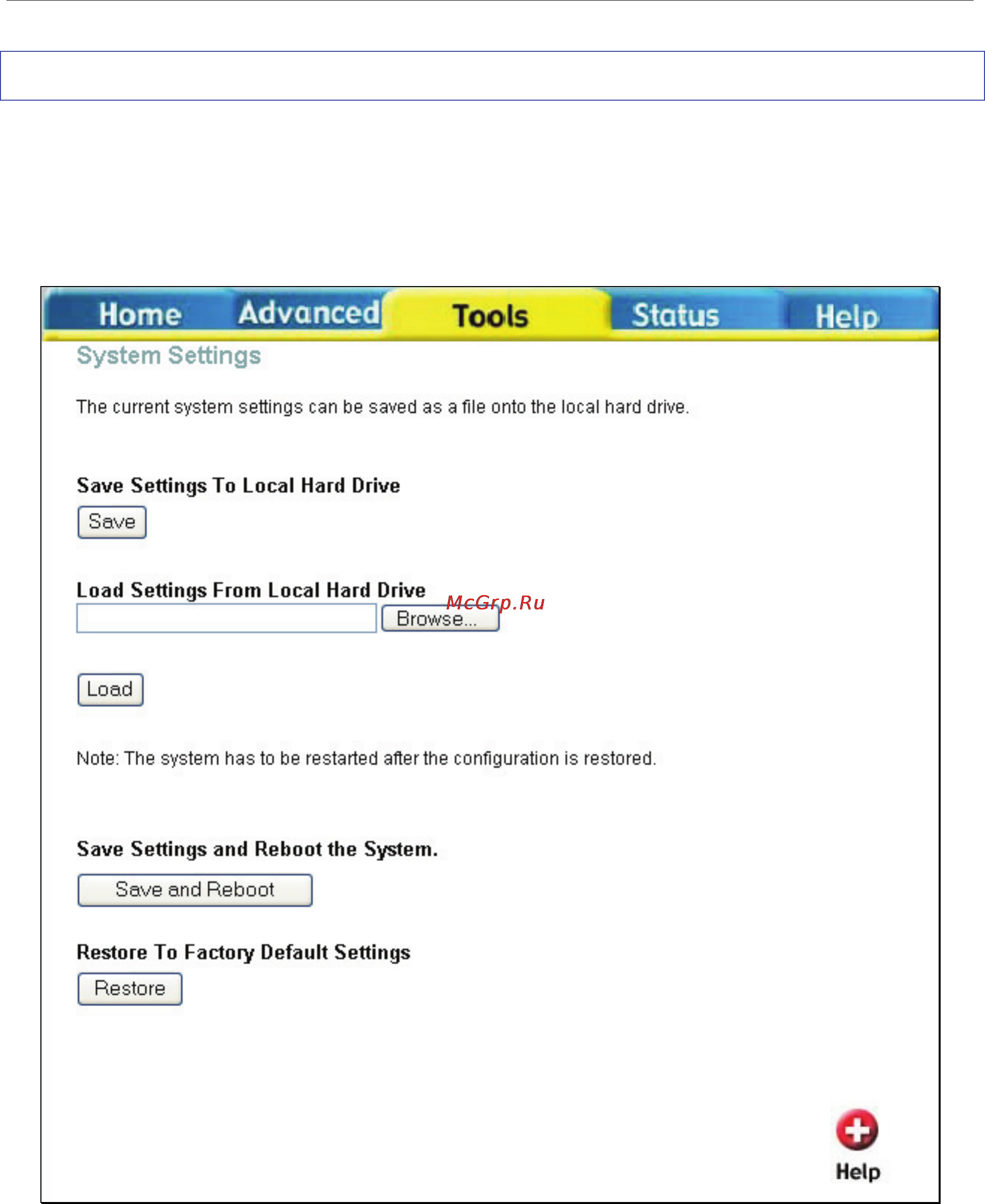 D-Link DSL-584T [50/101] Save settings and reboot