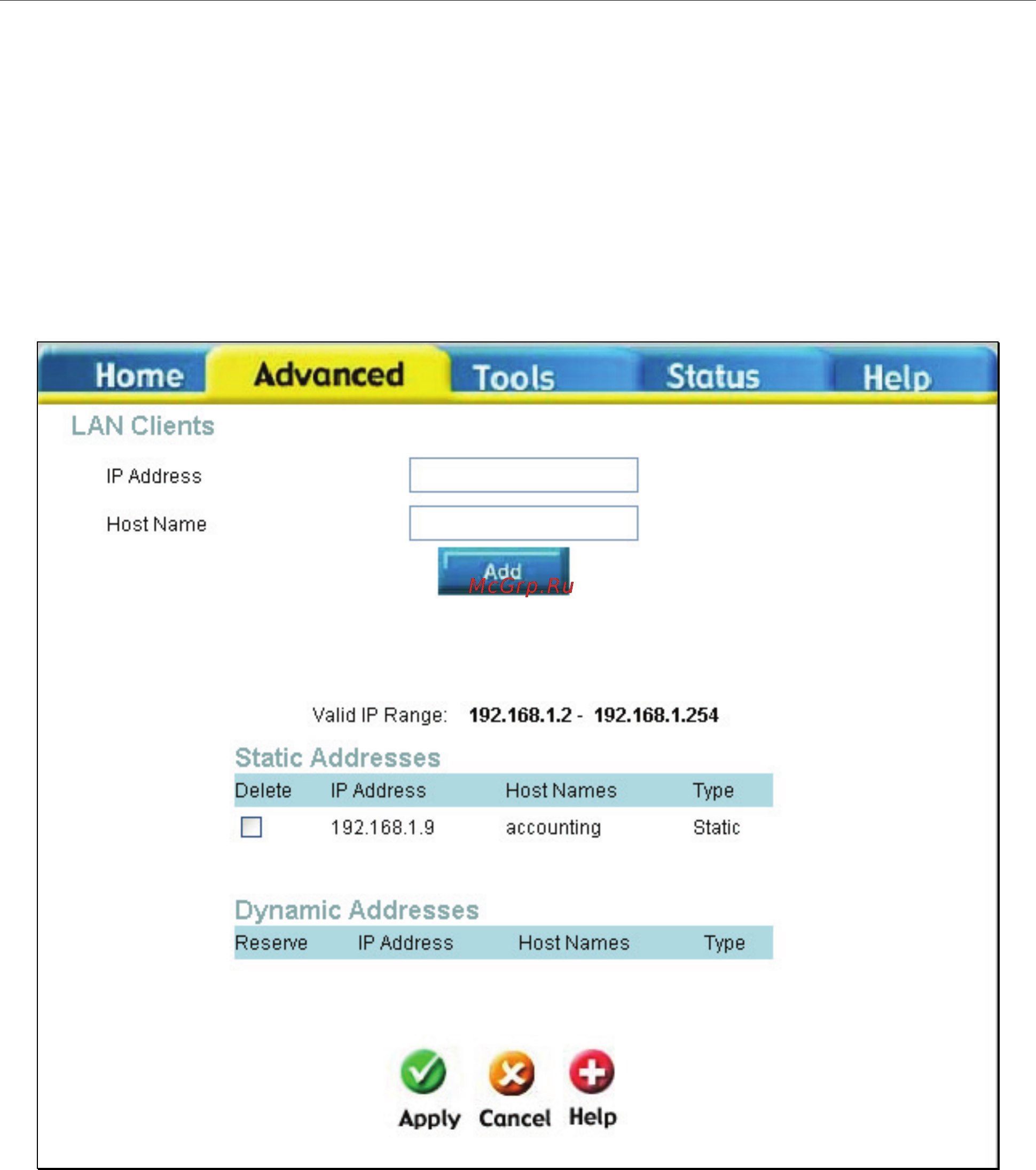 D-Link DSL-584T [58/101] Lan clients