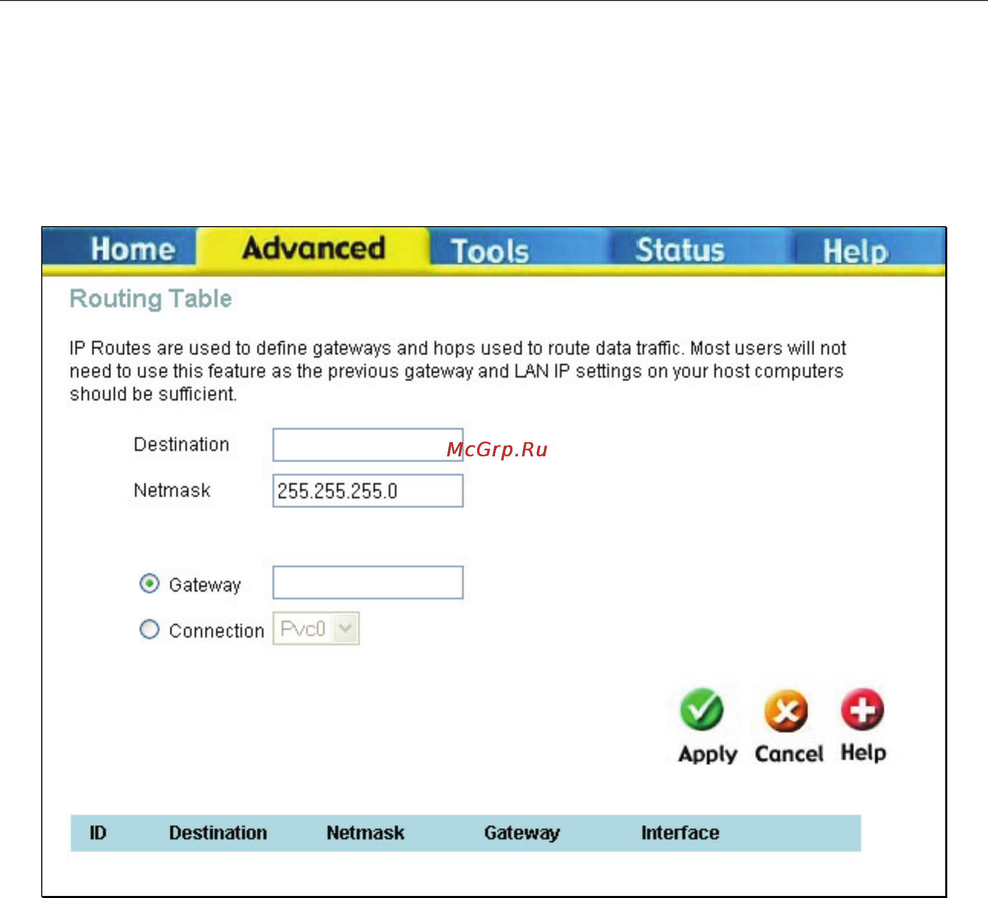D-Link DSL-584T [63/101] Routing