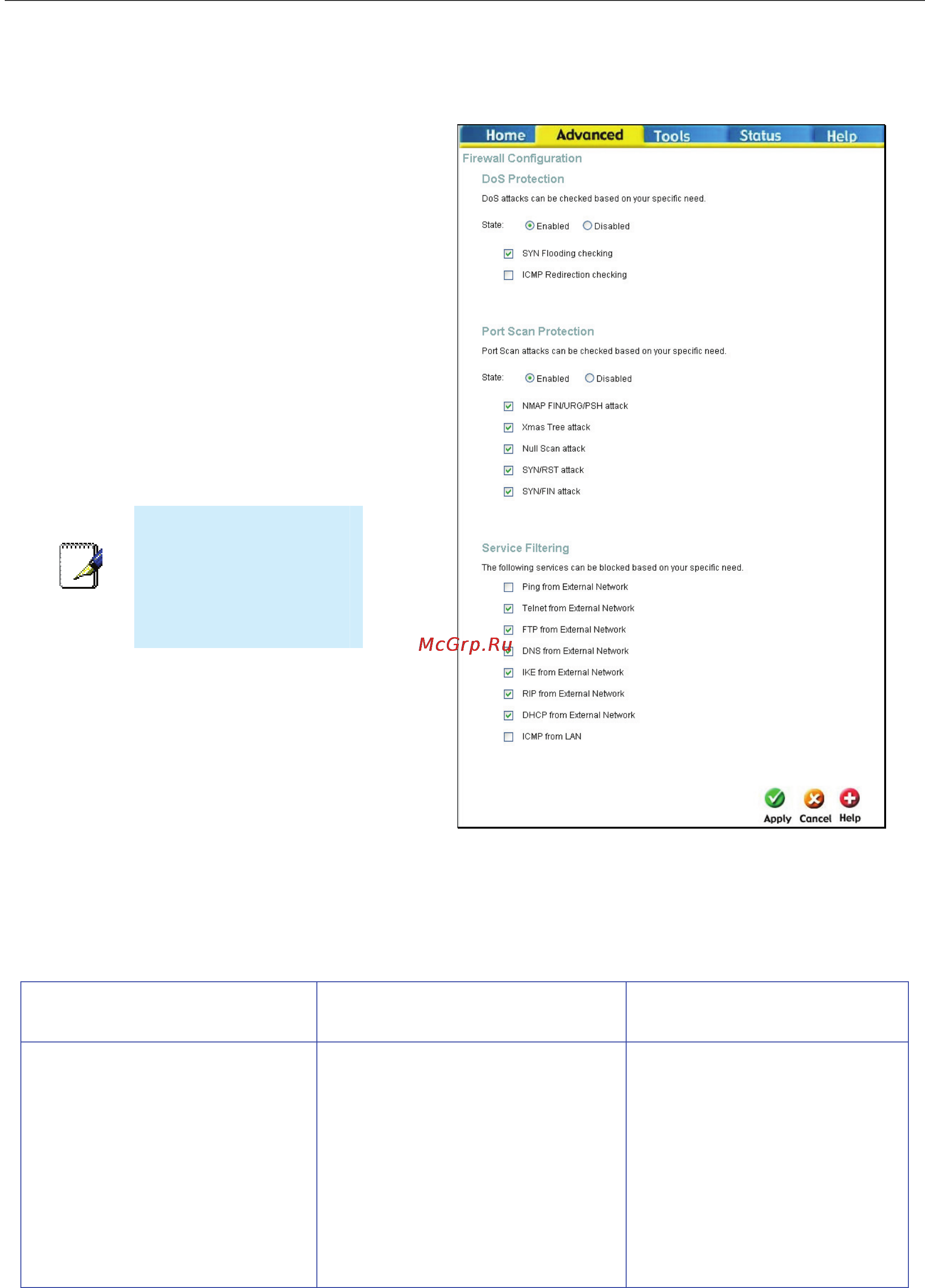 D-Link DSL-584T [65/101] Firewall