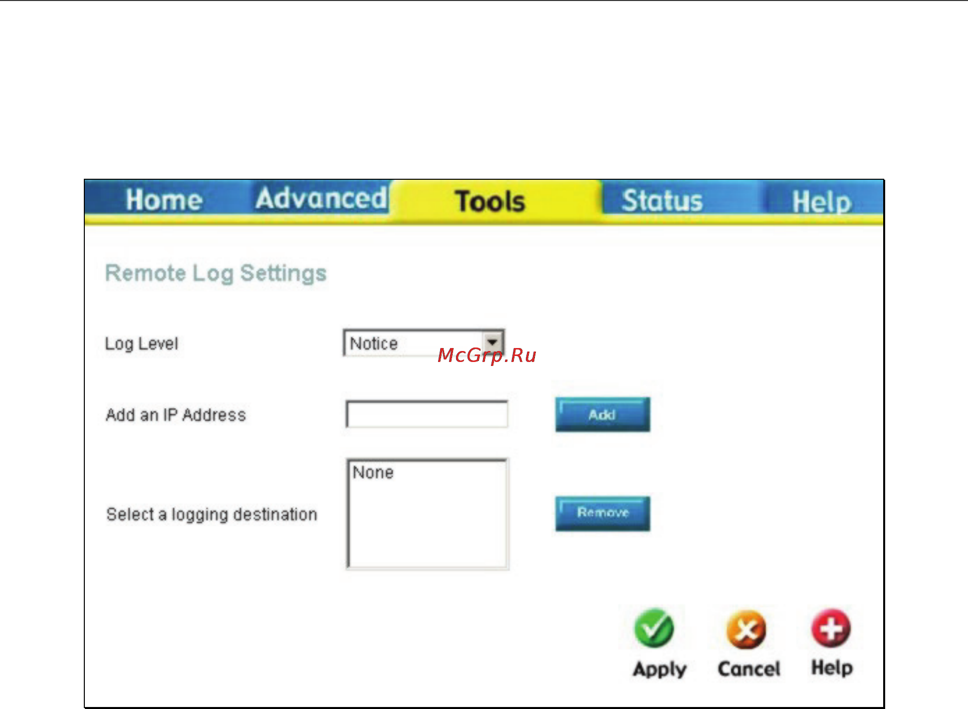 D-Link DSL-584T [79/101] Remote log