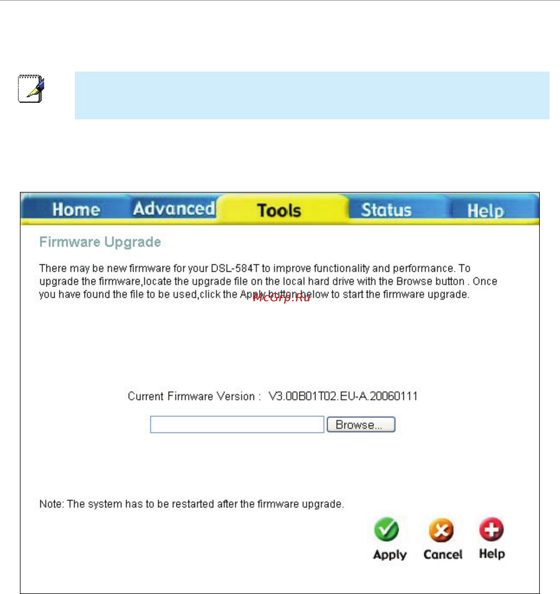 D-Link DSL-584T [82/101] Firmware