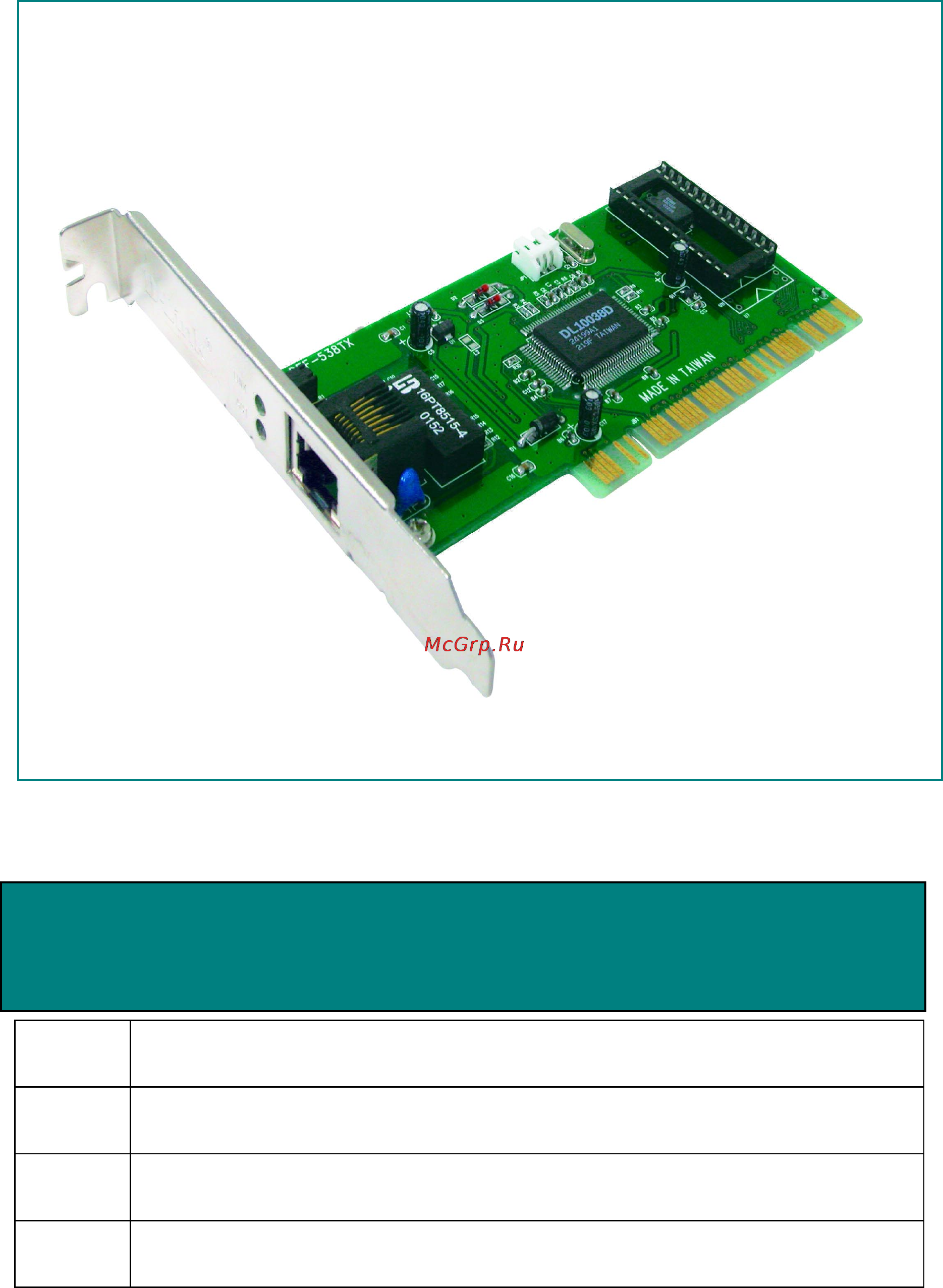 D-Link DFE-538TX [5/64] Contents of package