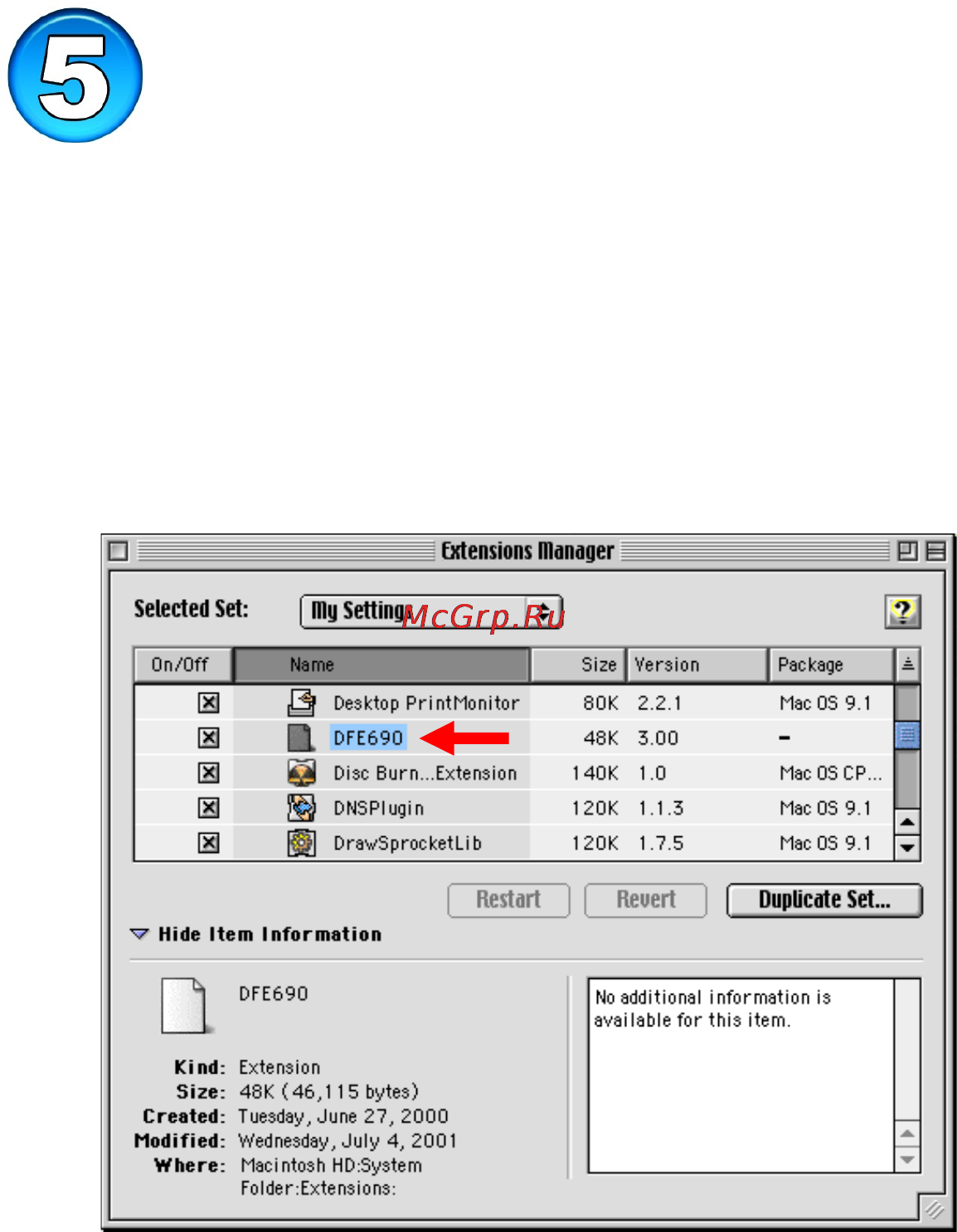 D-Link DFE-690TXD [9/10] Окончание инсталляции в macintosh