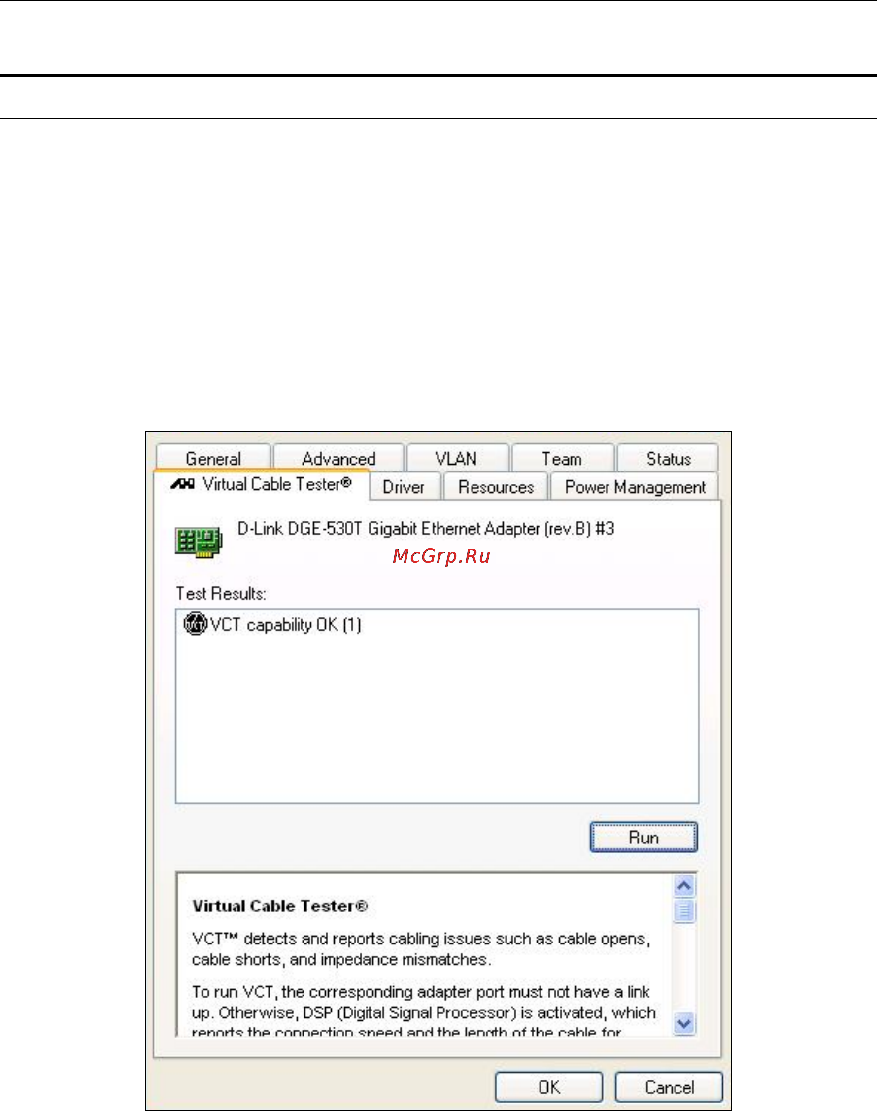 D-Link DGE-530T [41/47] Fonction de diagnostic des câbles