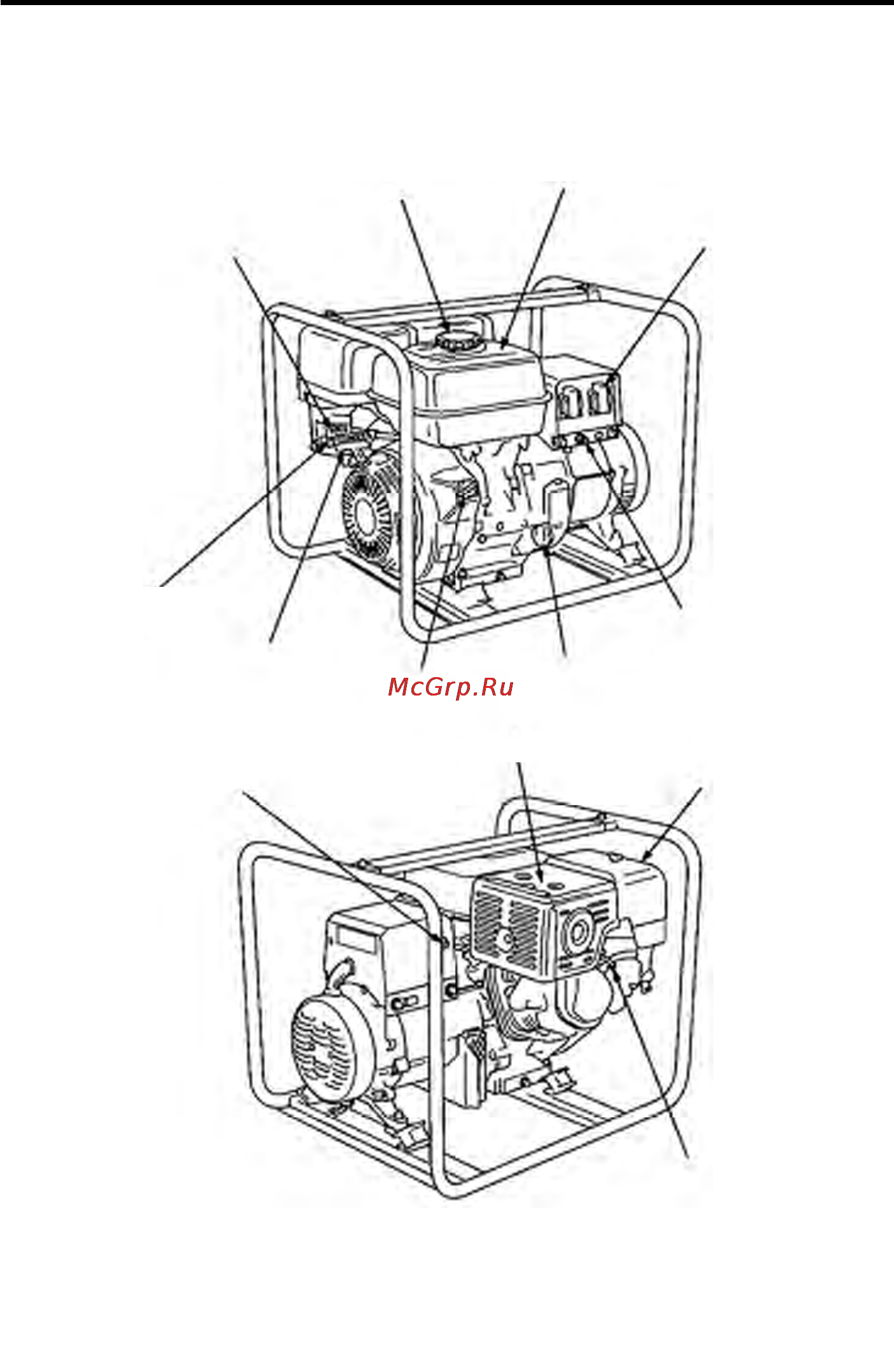 Honda EZ45 [8/34] Основные узлы и детали миниэлектростанции