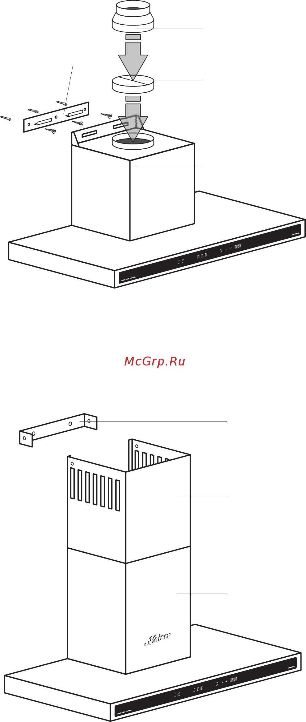 Kaiser A 9420 [6/36] Installation instructions